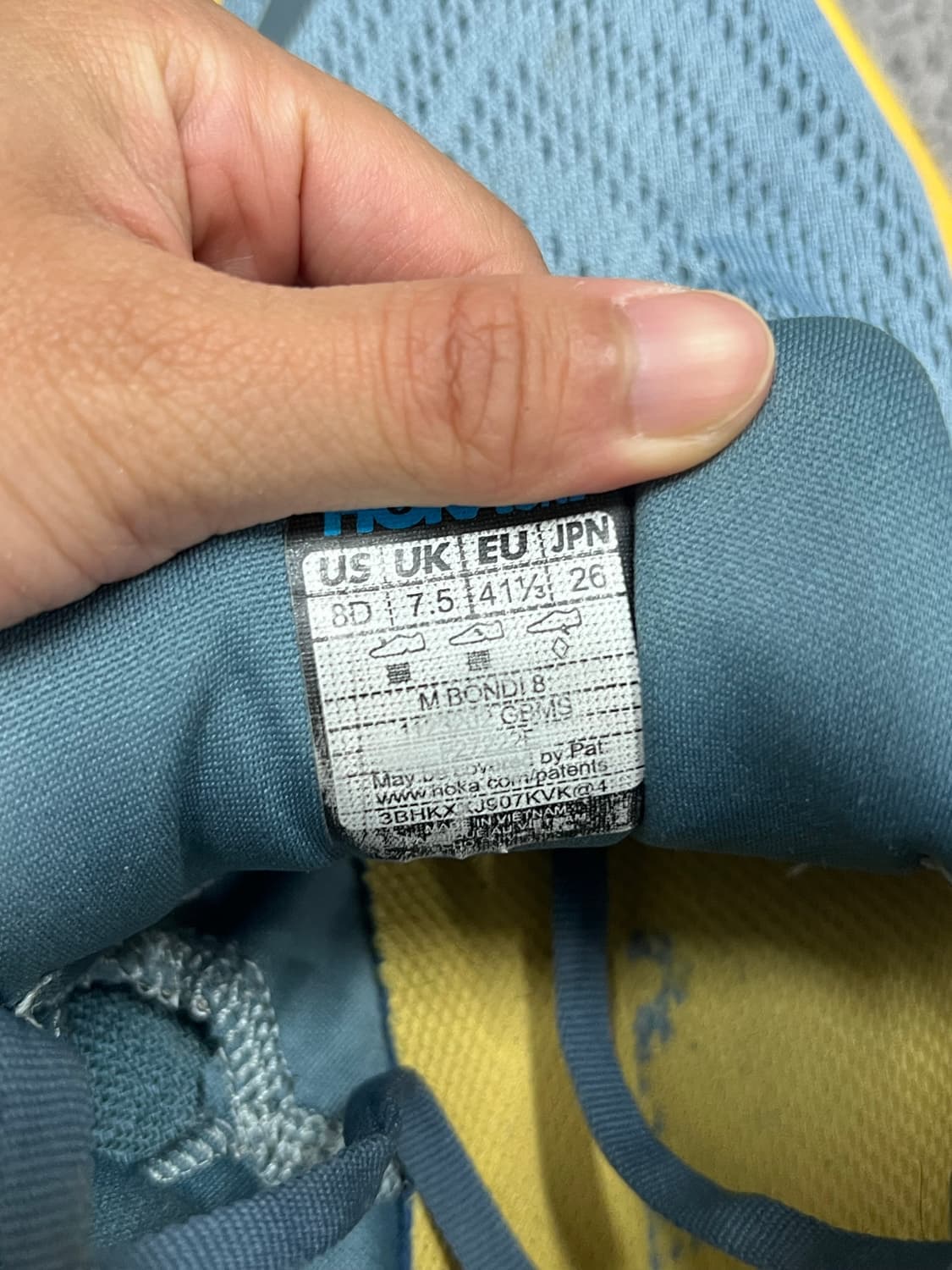 (260) 호카 본디 8 고블린 블루 - 와이드 상품이미지5