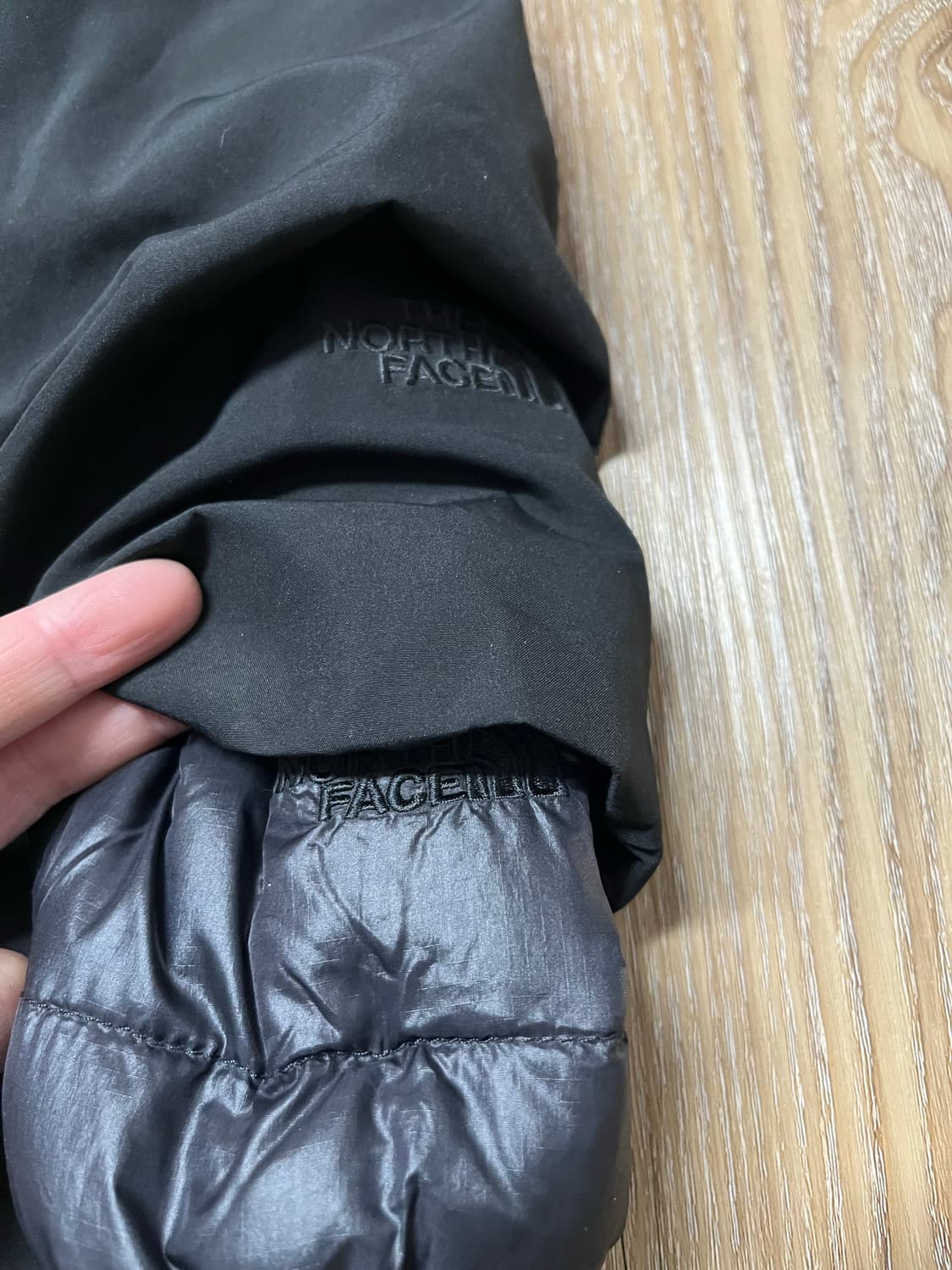 노스페이스 하이벤트 3 in1 구스다운 롱패딩 M 우먼스 상품이미지5