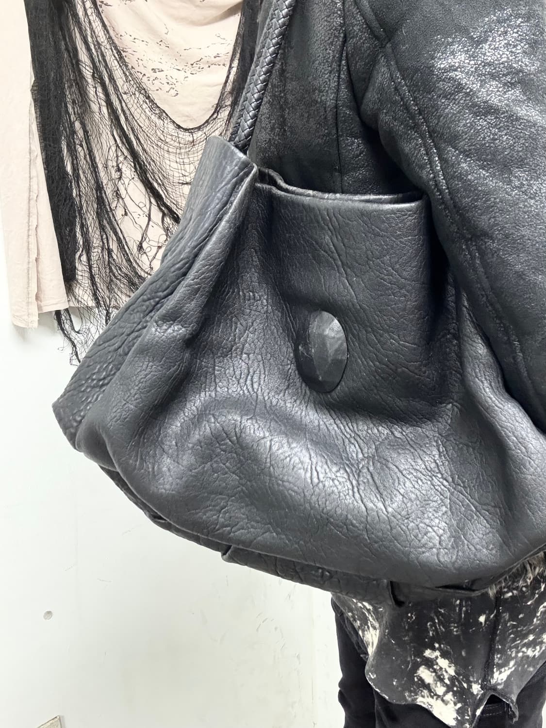 [ACC]VKei Mood Black Leather Bag 상품이미지9