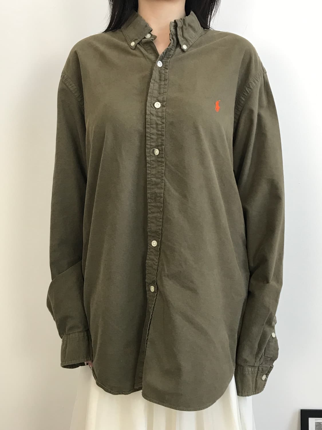Polo Ralph Lauren Oxford Shirt Khaki 상품이미지3