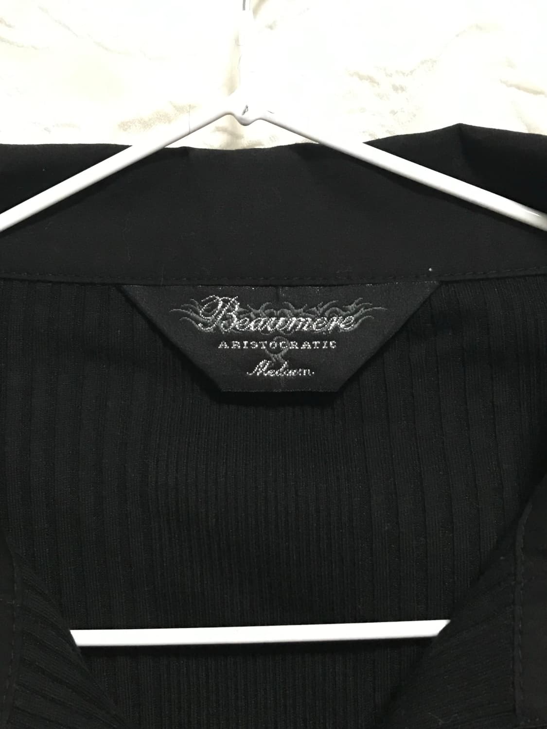 빈티지 beaumere 갸루 펑크 투웨이 금장 포켓 골지 집업 상품이미지6