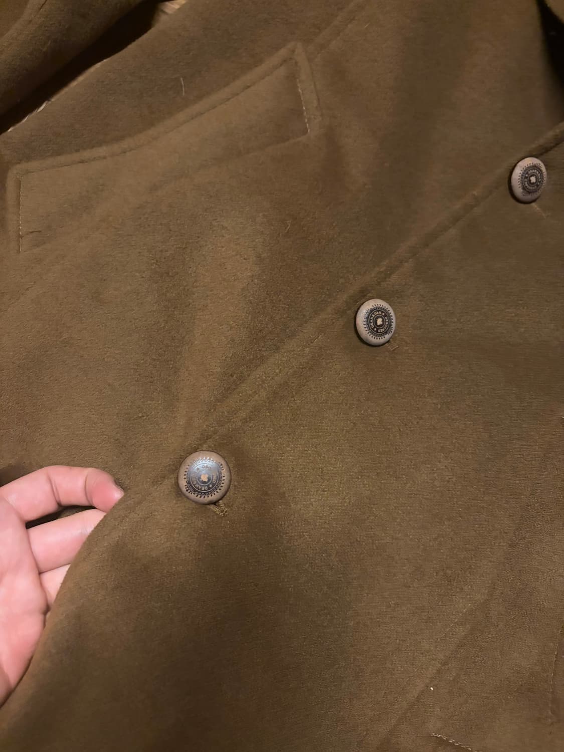 DSQUARED2 CONTRAST COLLAR MID COAT 상품이미지5