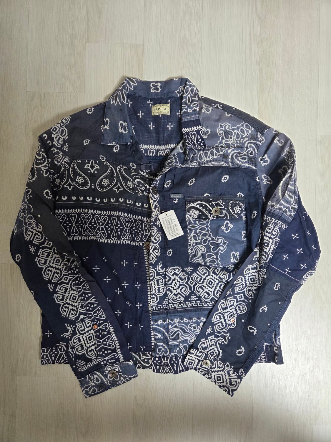 캐피탈 반다나 셔츠 자켓 4사이즈 상품이미지1