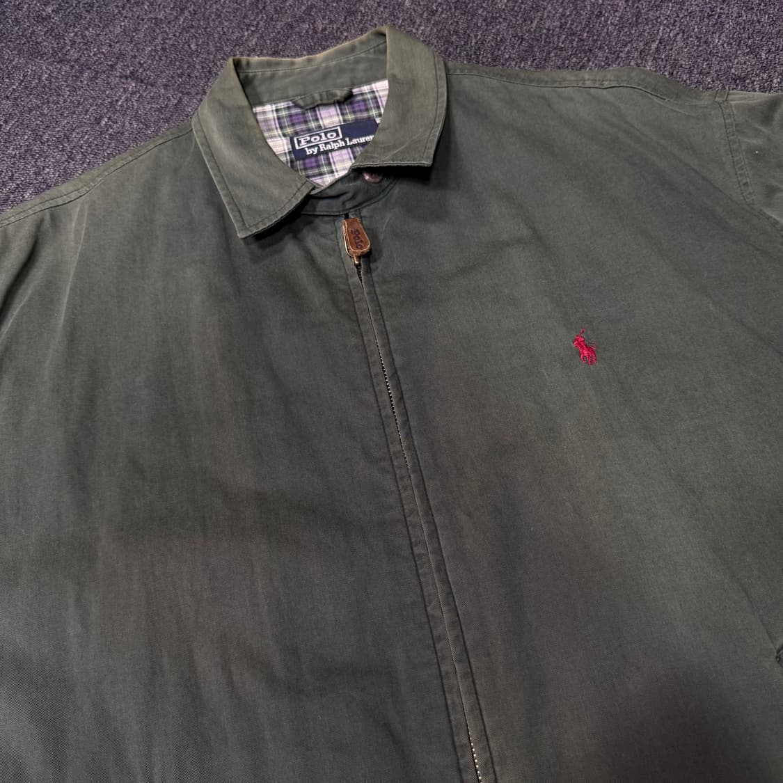 폴로 그린 레드 빈티지 자켓 상품이미지7