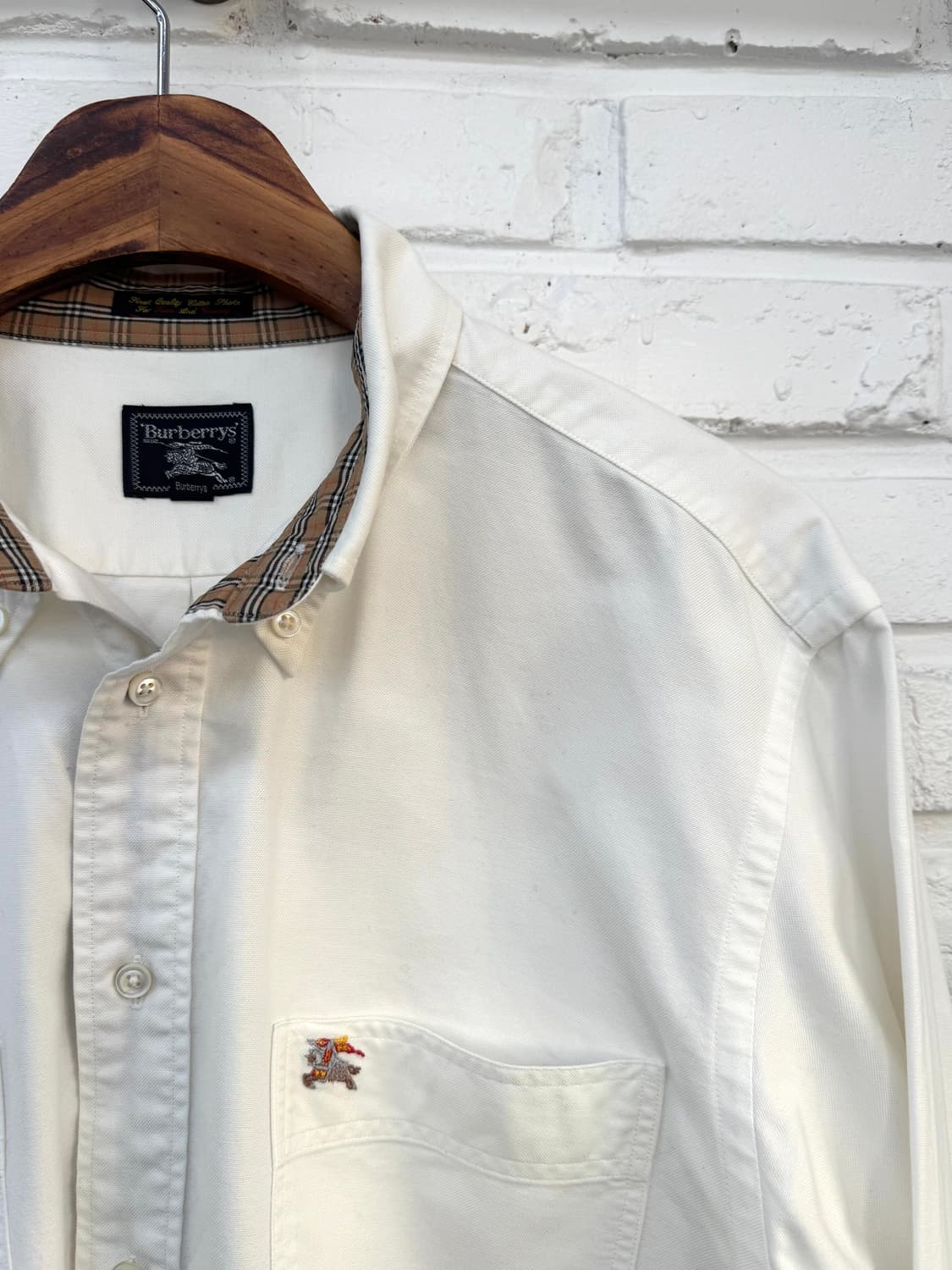 버버리 화이트 포켓 셔츠 상품이미지2