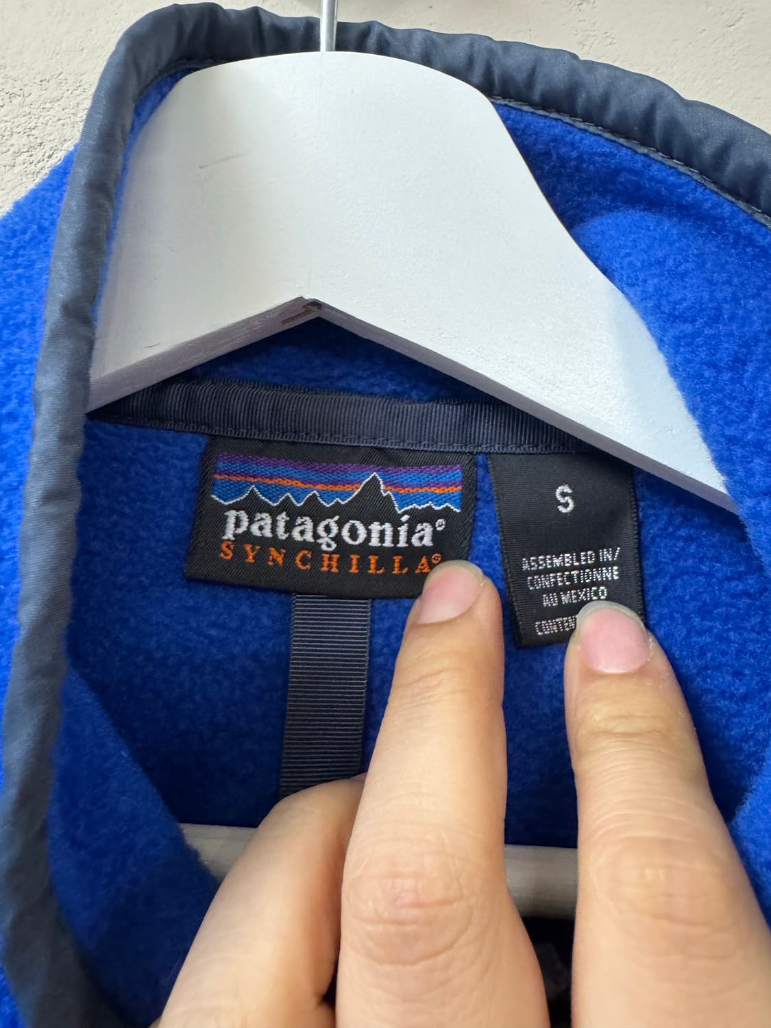파타고니아 90s usa 신칠라 블루 s 상품이미지3