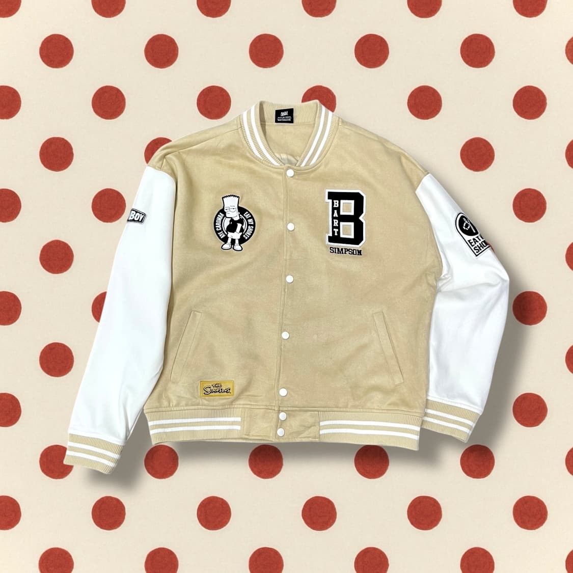 바트 심슨 봄버 자켓 (XL) 상품이미지1