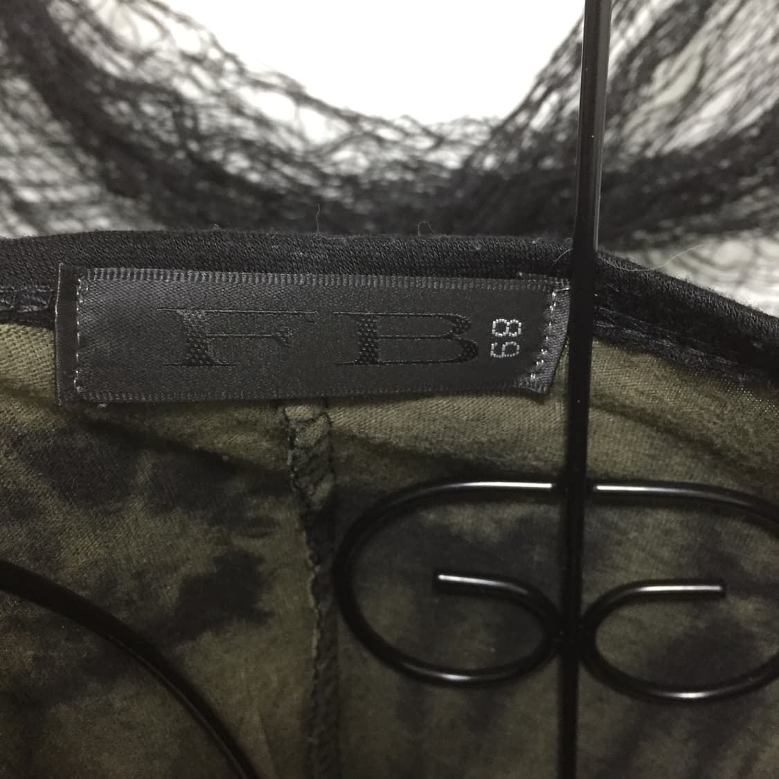 FB grunge drape cutting detail dress T 상품이미지10