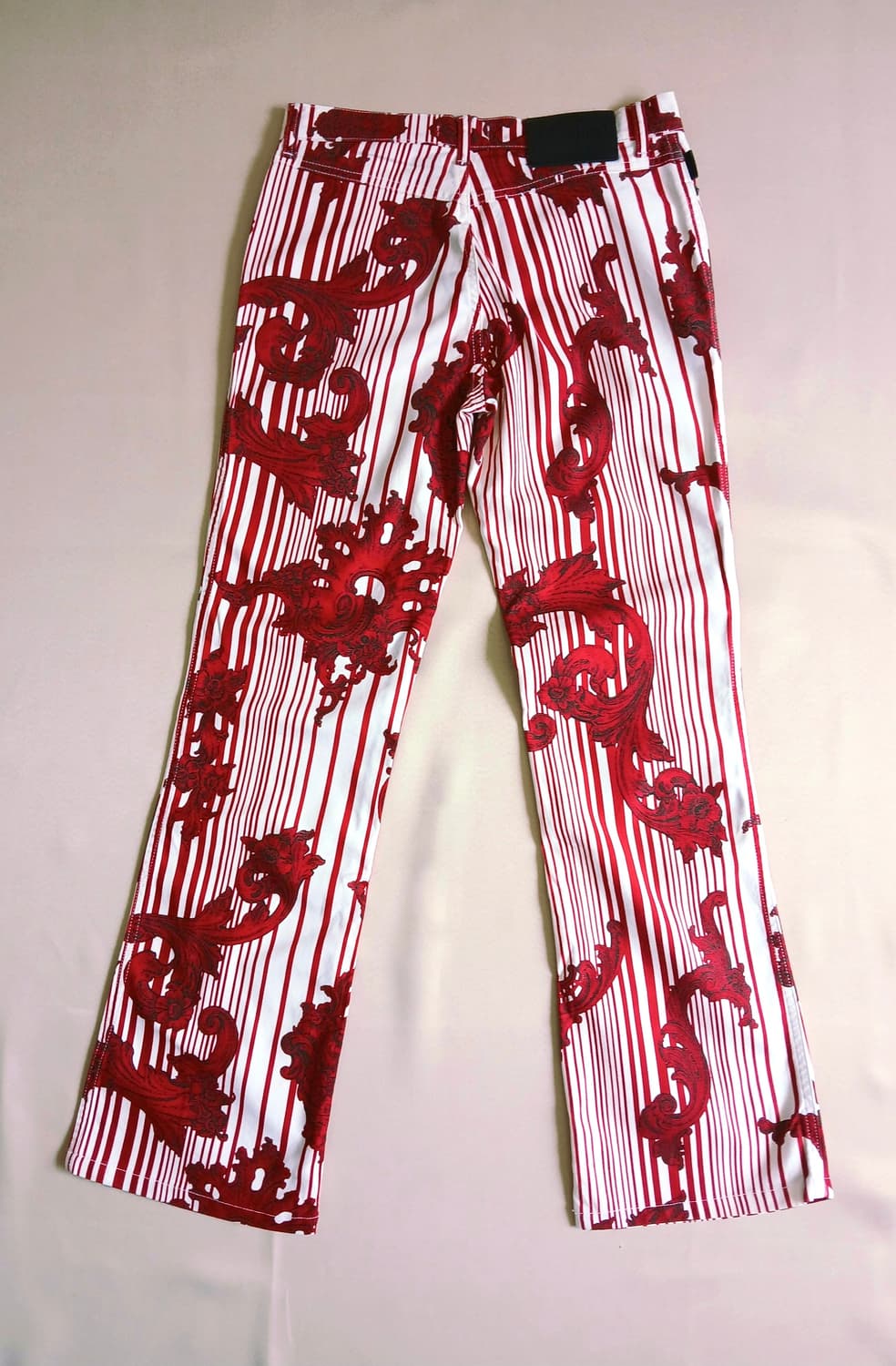 모스키노 진스 바로크 오너먼트 스트라이프 팬츠 Made in Italy 상품이미지2