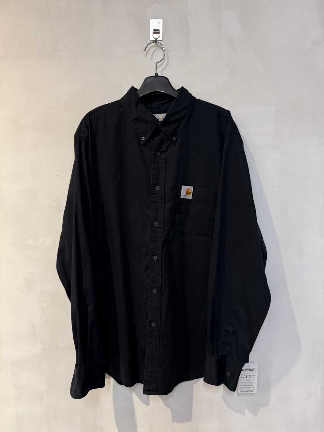 칼하트 블랙 긴팔셔츠 상품이미지1