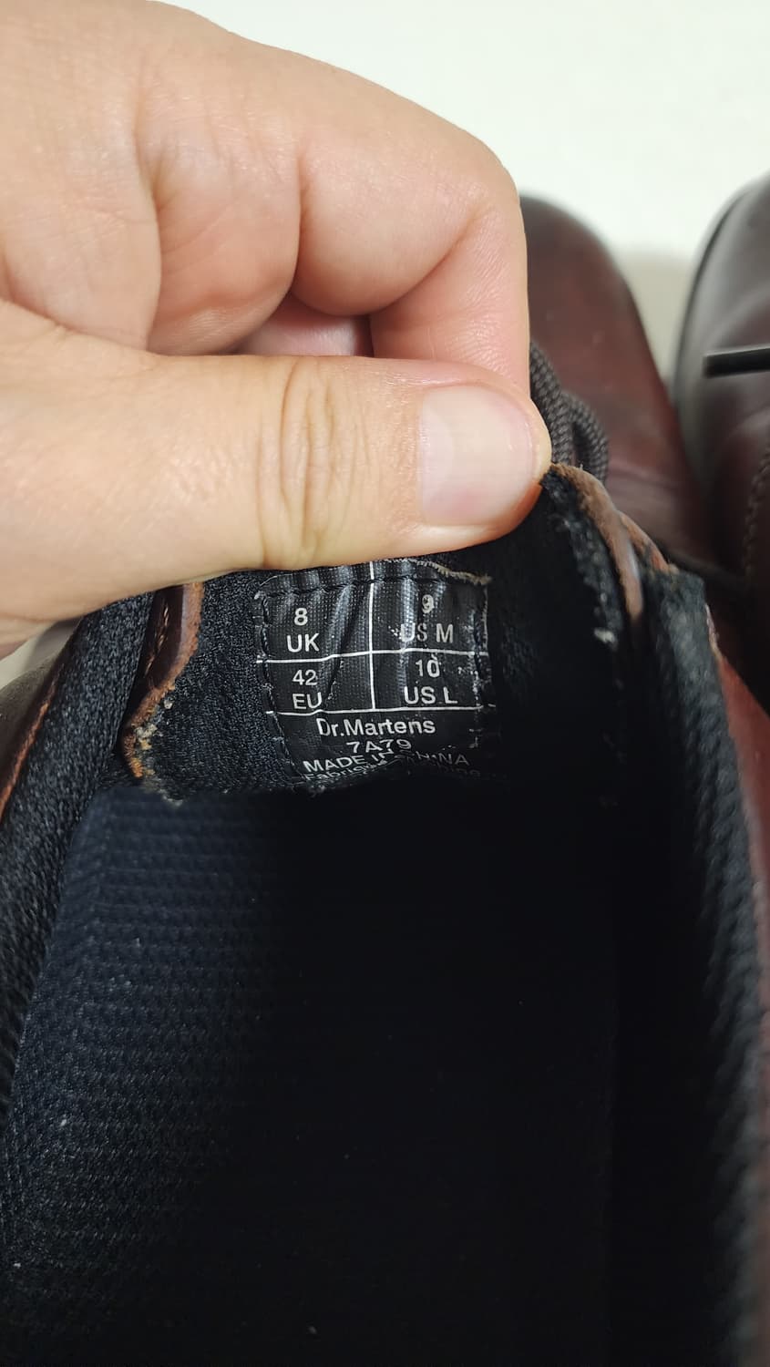 빈티지 닥터마틴 3홀 논슬립 워커 단화 상품이미지10