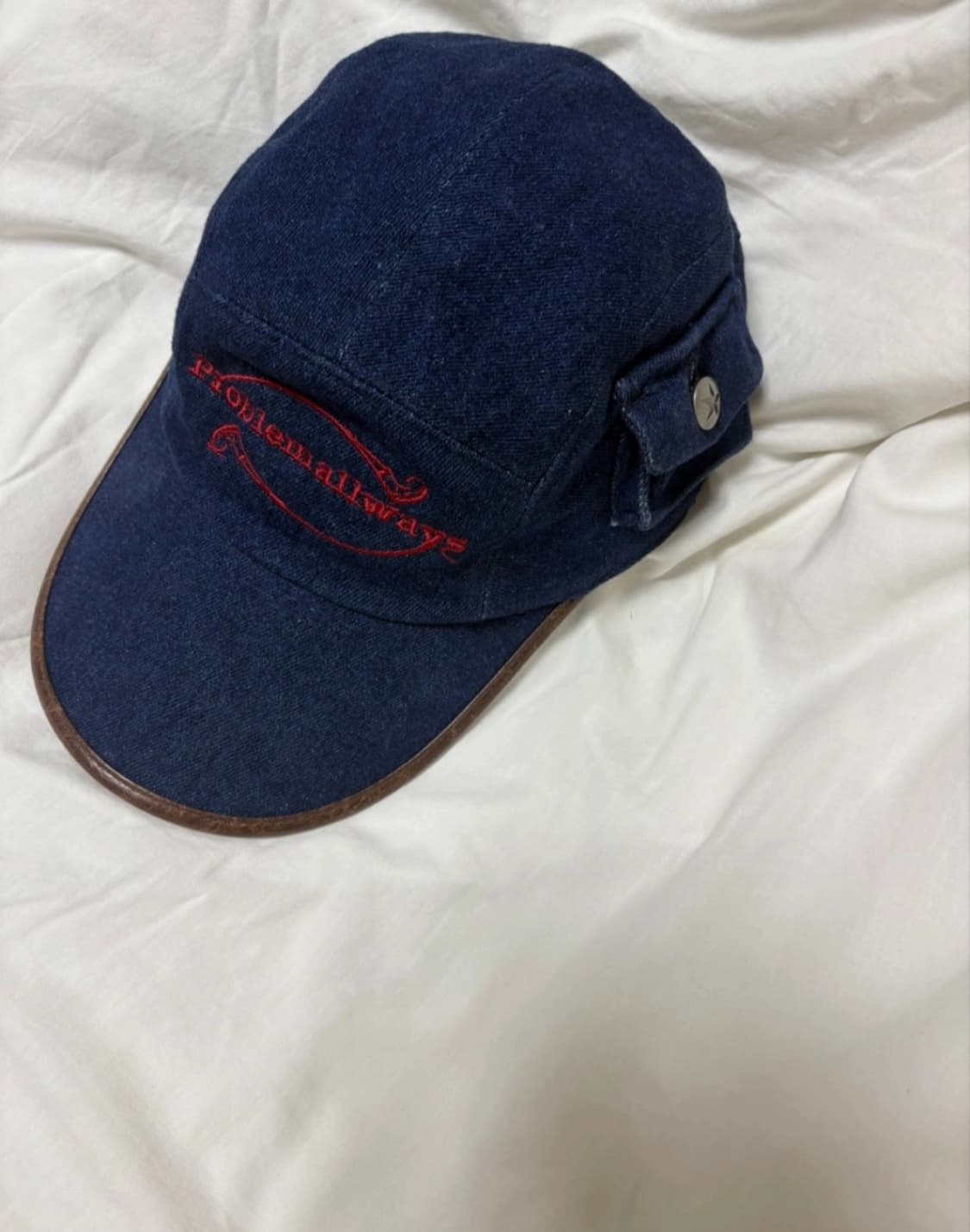 프라블럼올웨이즈 데님 볼캡  LOGO DENIM POCKET CAMP C 상품이미지2