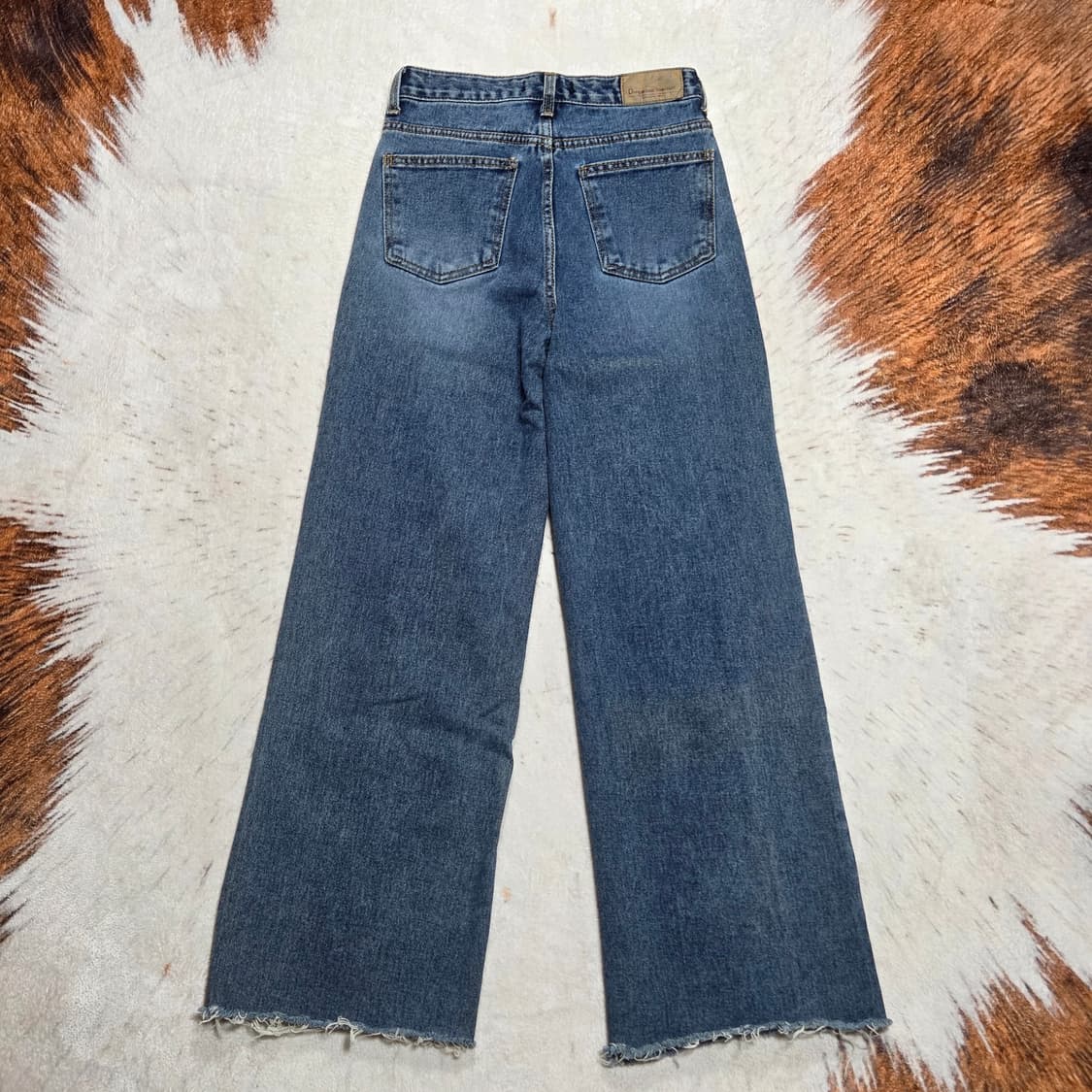 빈티지 중청 와이드 데님팬츠 상품이미지1