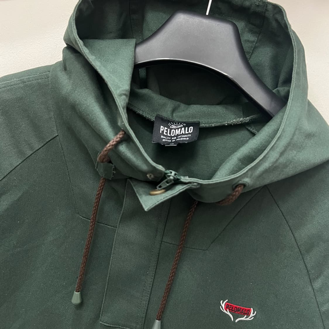 펠로말로 하프집업 코튼 후드 아노락 자켓 XL 상품이미지3
