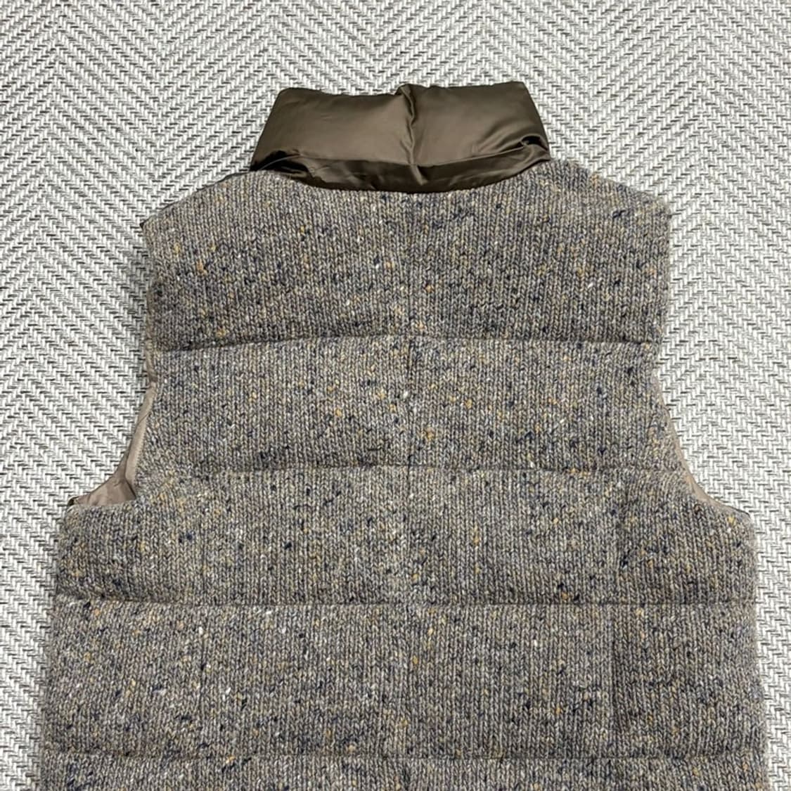 제이프레스 배색 덕다운 패딩 배스트 v1866 상품이미지4