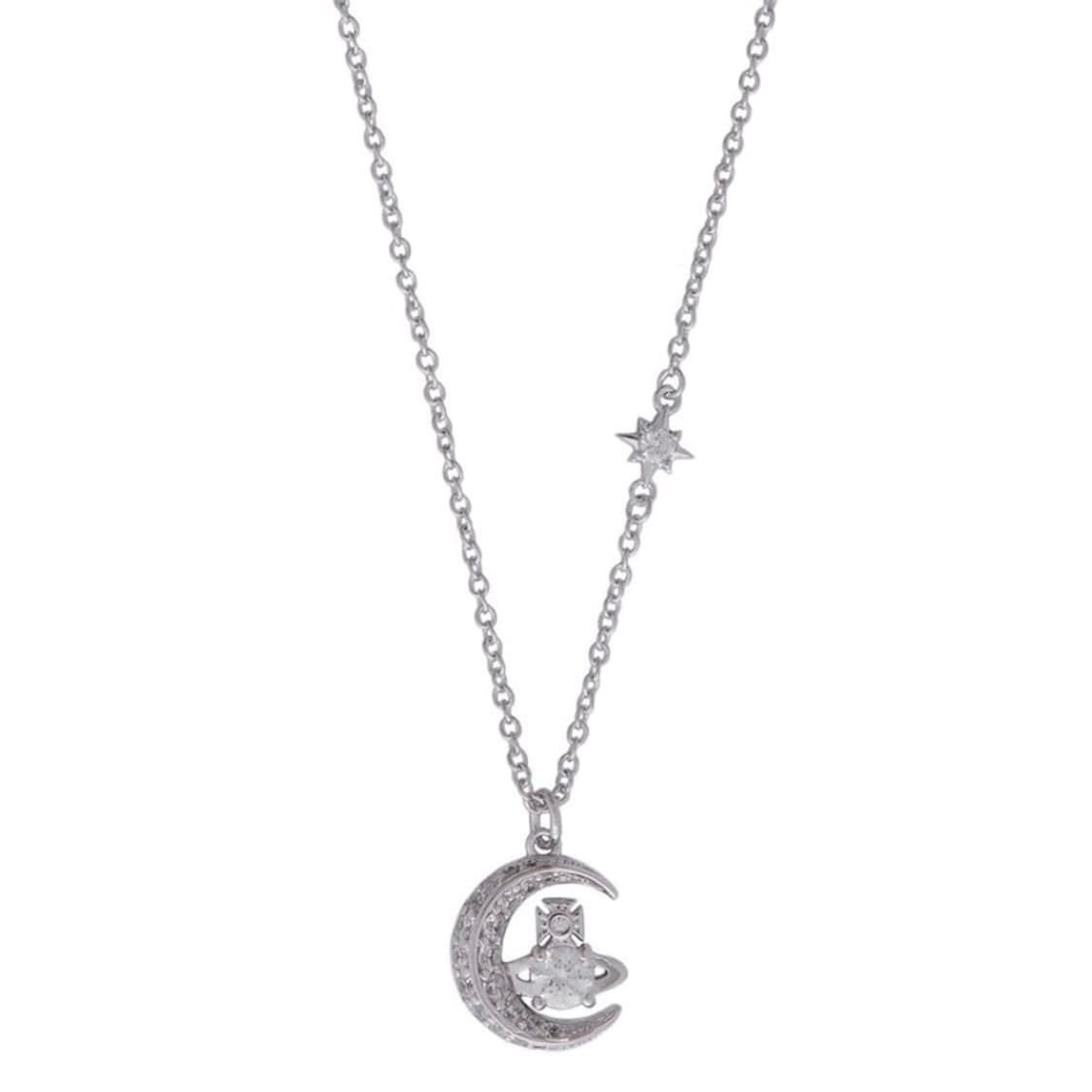 비비안웨스트우드 아카이브 달과별 지르코니아 큐빅 도리나 팬던트 목걸이 상품이미지2