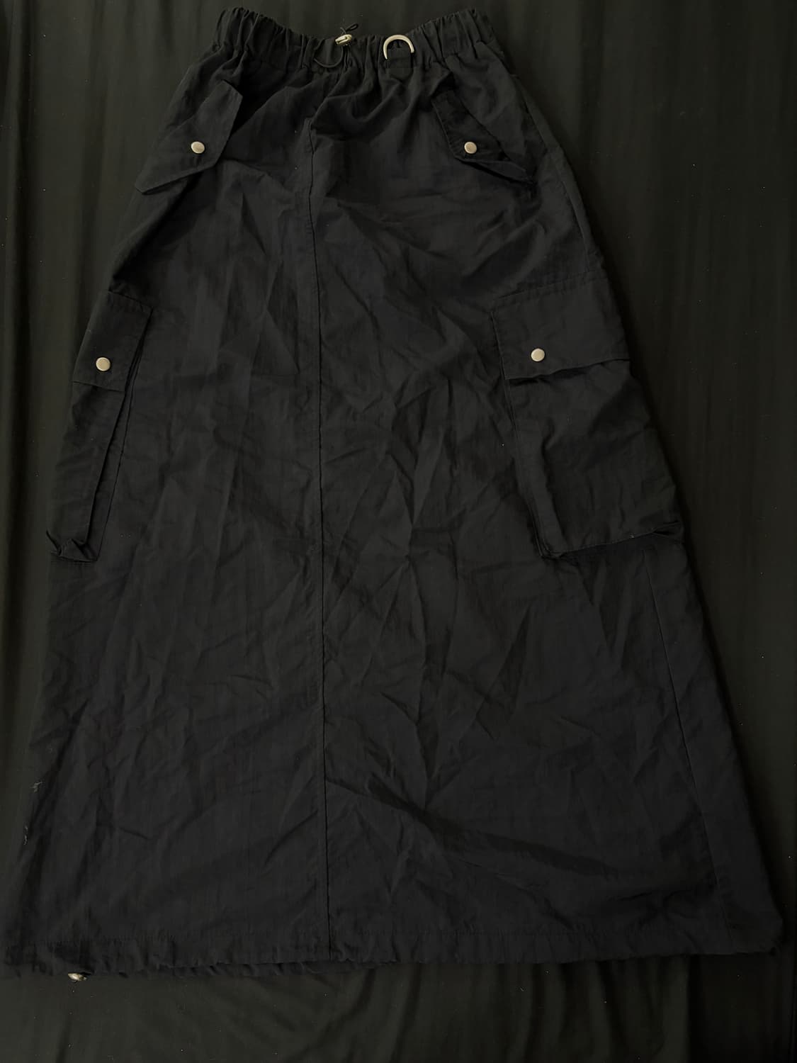 나일론 카고 롱스커트 상품이미지1