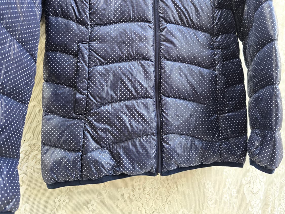 도트 경량 패딩 파우치 포함 상품이미지3