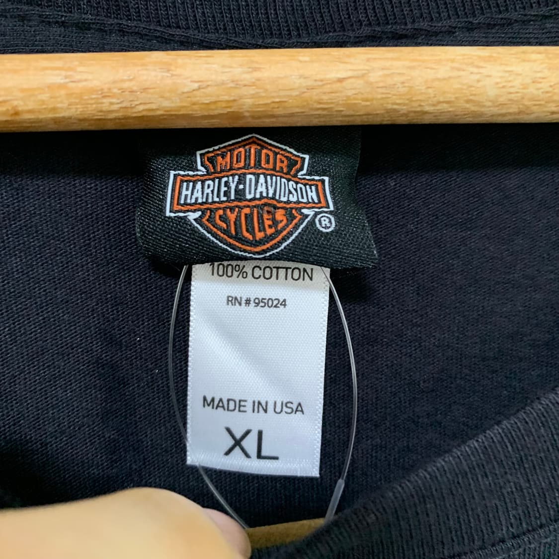 할리데이비슨 빈티지 프린팅 반팔 티셔츠 XL 남녀공용 상품이미지4