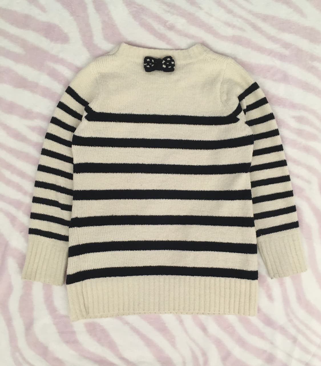 폼포넷 스트라이프 프렌치 프레피 니트 프랑스 마린룩 헤이세이 갸루 상품이미지6