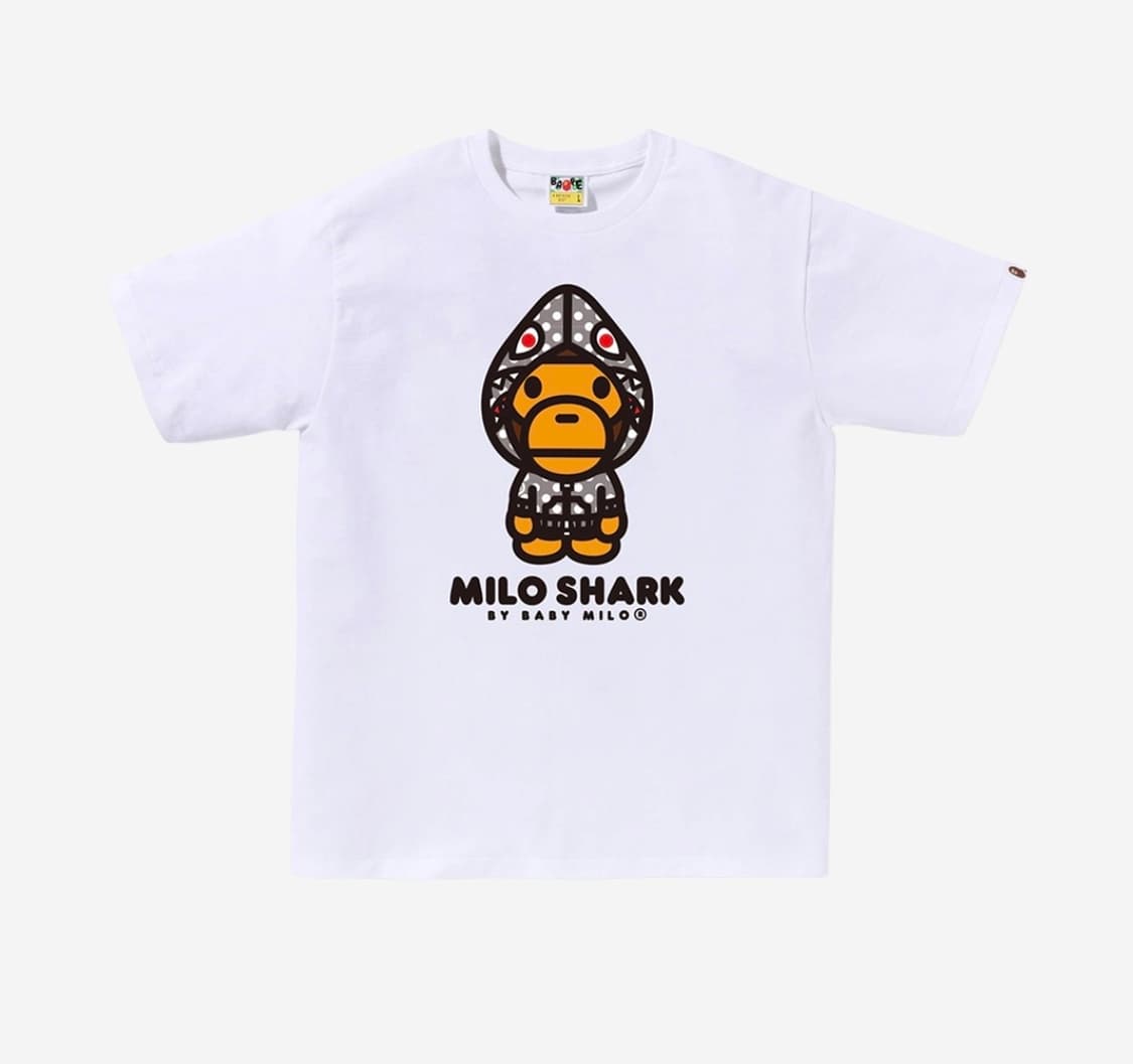 베이프 마일로 샤크 티셔츠 KIDS 120 상품이미지1
