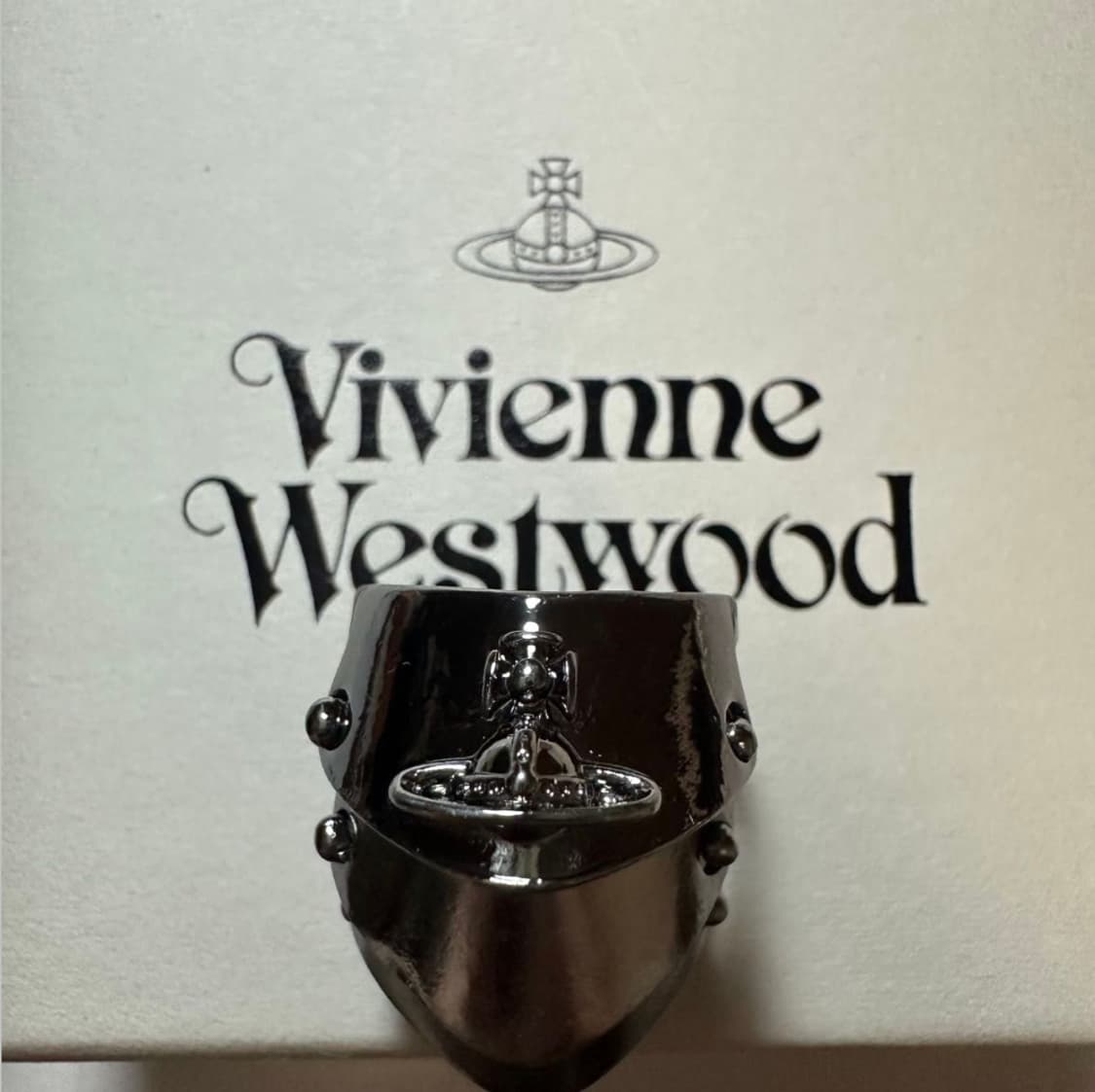 비비안웨스트우드 아카이브 orb 실버 너클링 상품이미지1