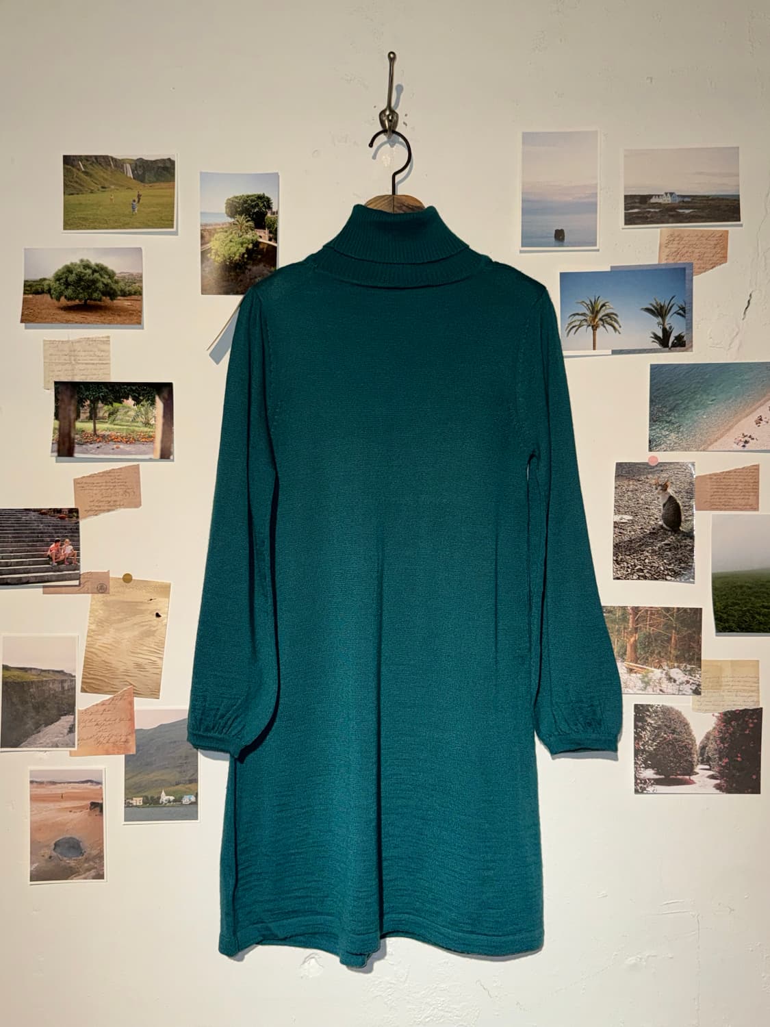 폴라 니트 원피스 상품이미지5