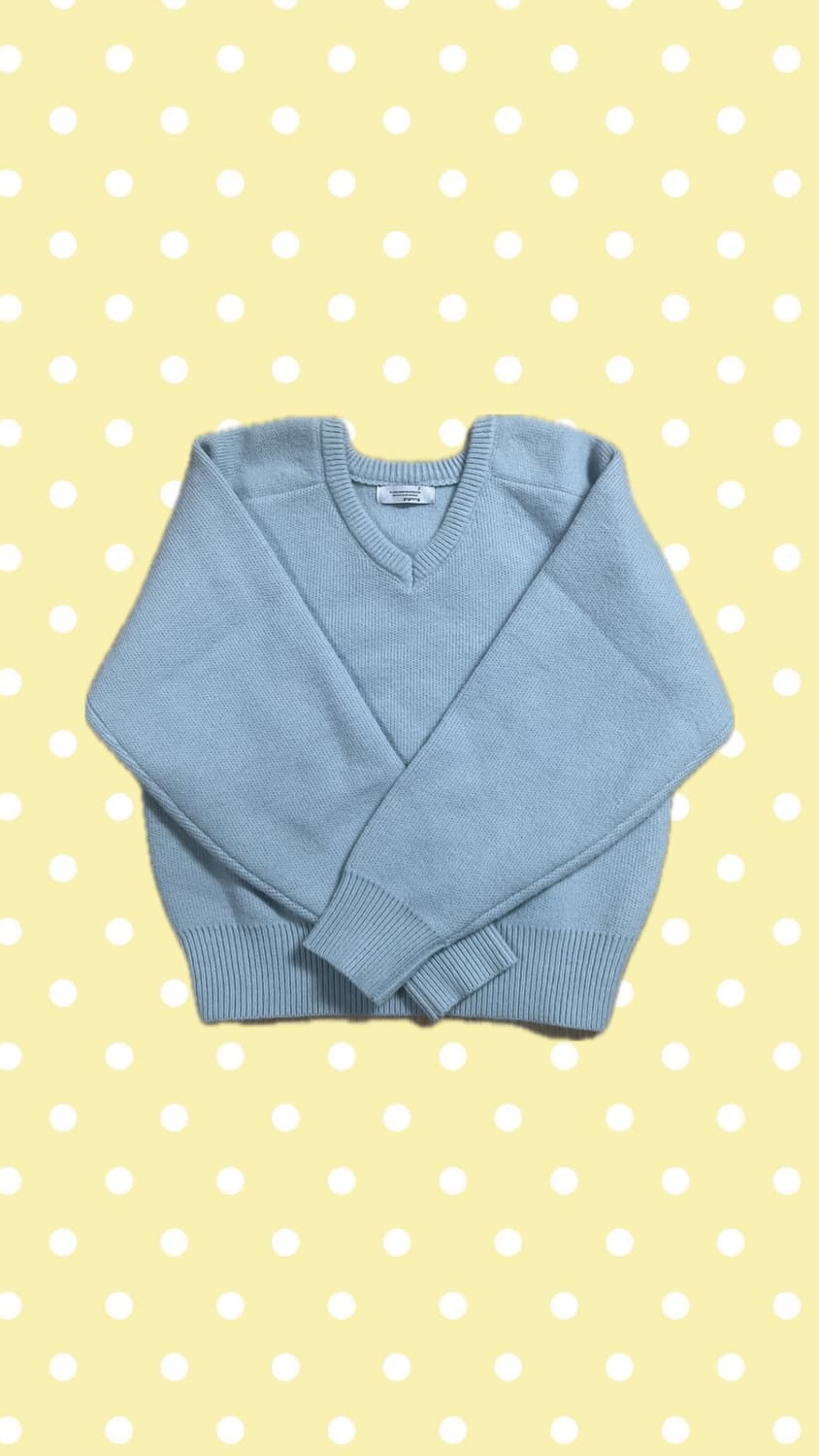 브이넥 루즈핏 긴팔 니트 상품이미지1