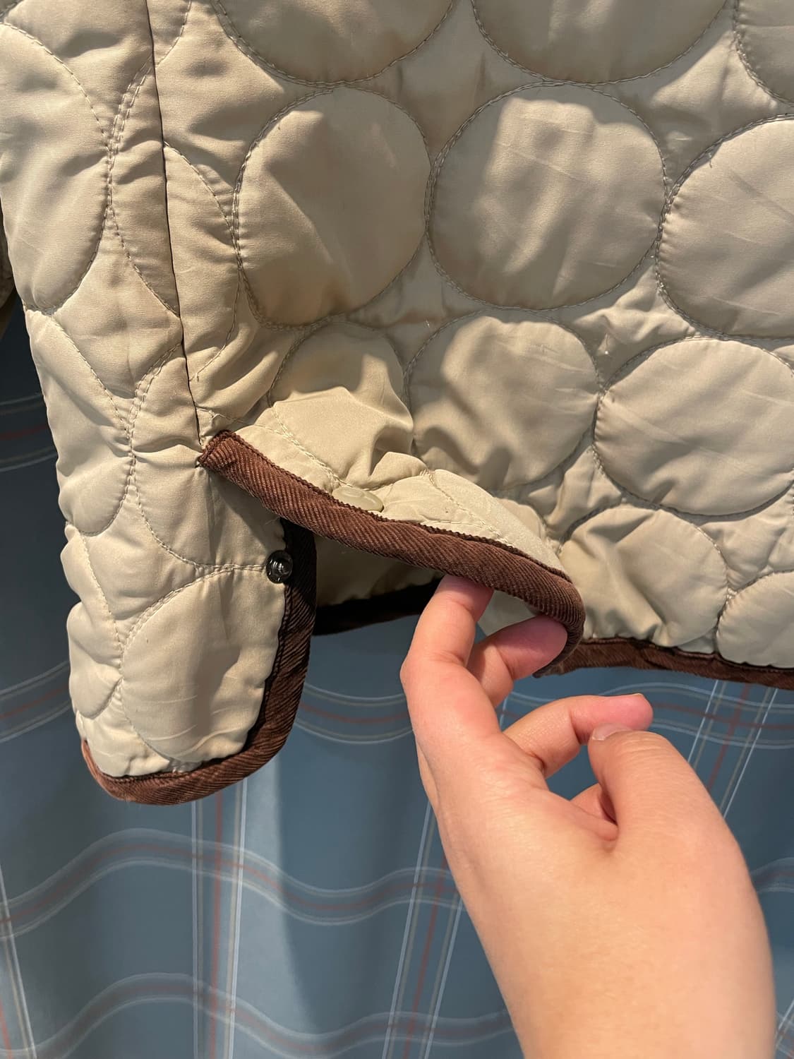 일본빈티지 펜필드 도트퀼팅자켓  상품이미지8