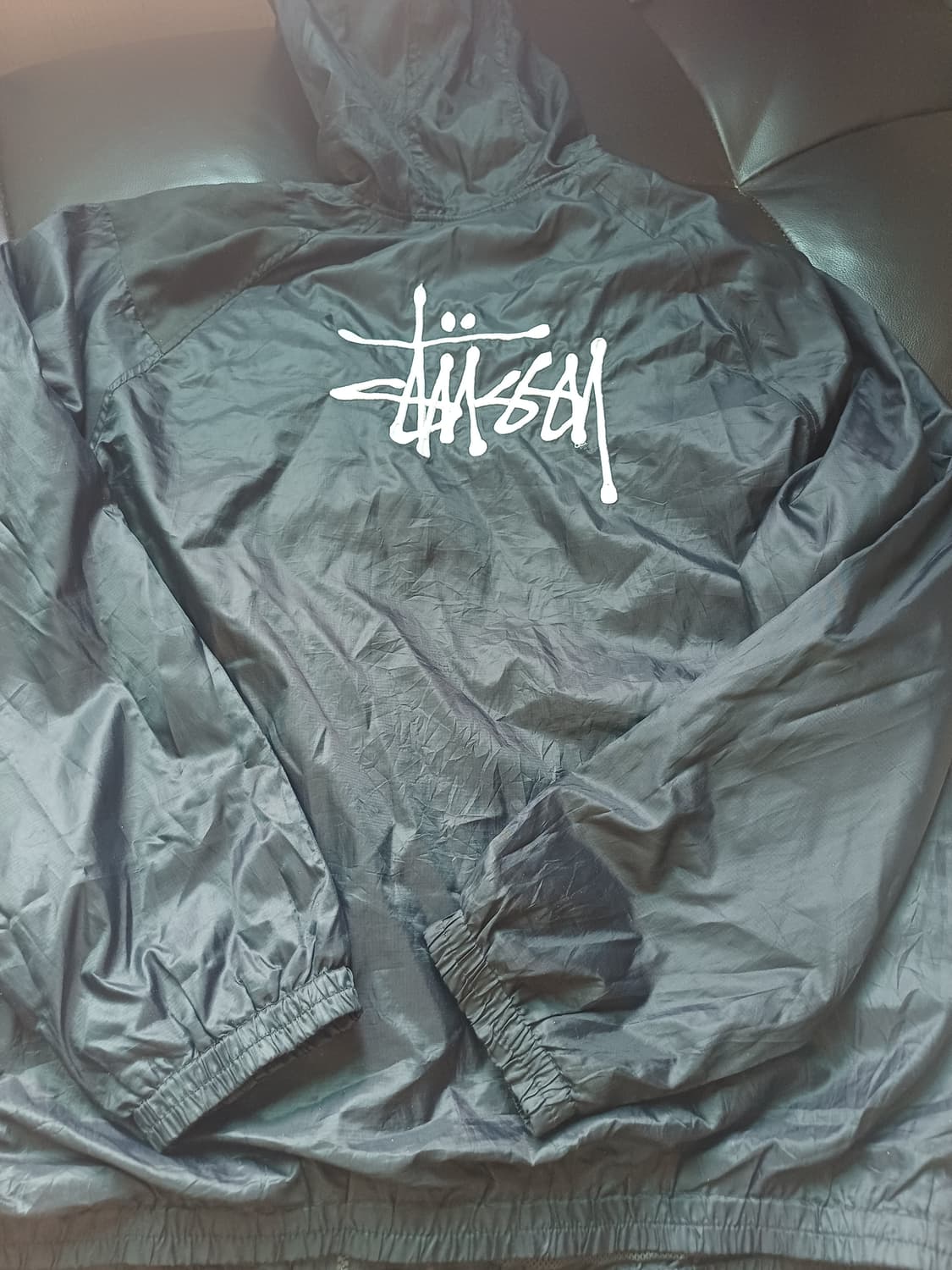 90s 스투시 바람막이 블랙 L 정품 상품이미지6