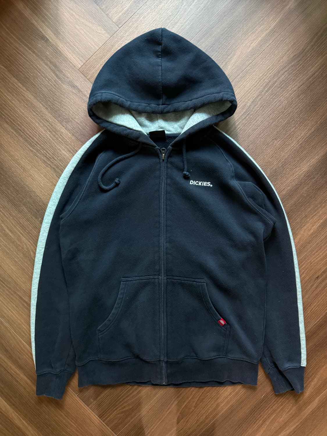 디키즈 가슴로고 사이드라인 후드집업 상품이미지5