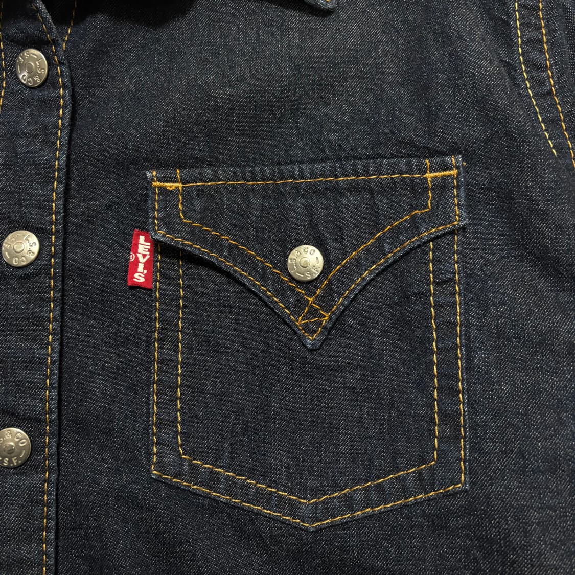 리바이스 엔진 데님셔츠 상품이미지3