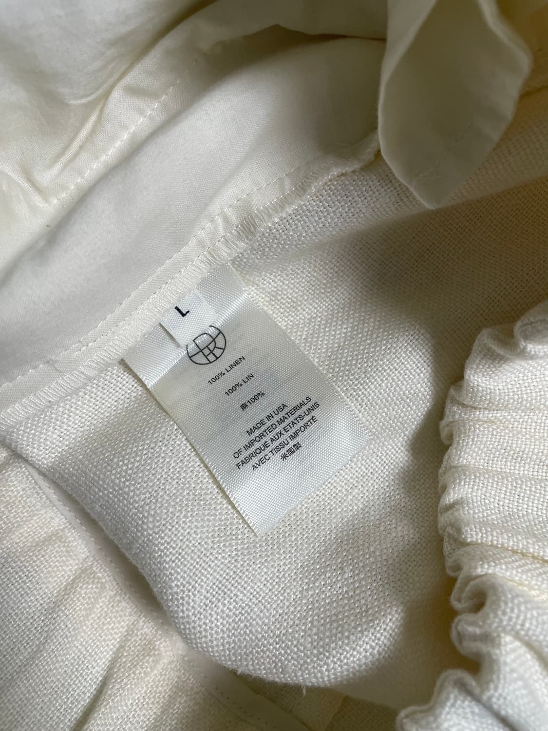 [L] THE LOW 더로우 와이드 린넨 팬츠 바지 상품이미지8