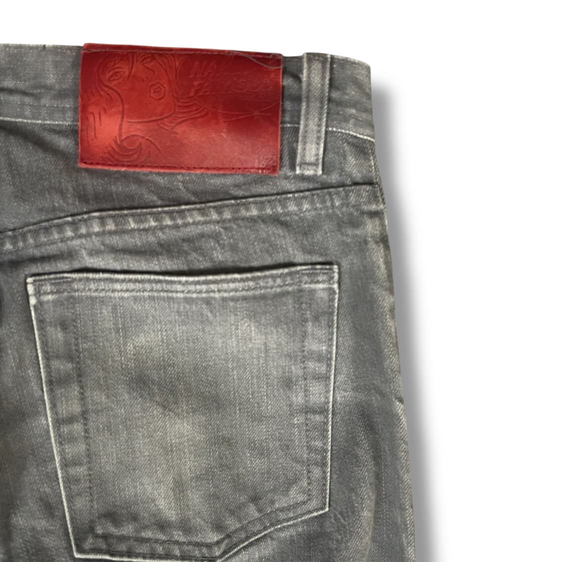 (28) 네이키드앤페이머스 그레이 3버튼 데님 상품이미지3