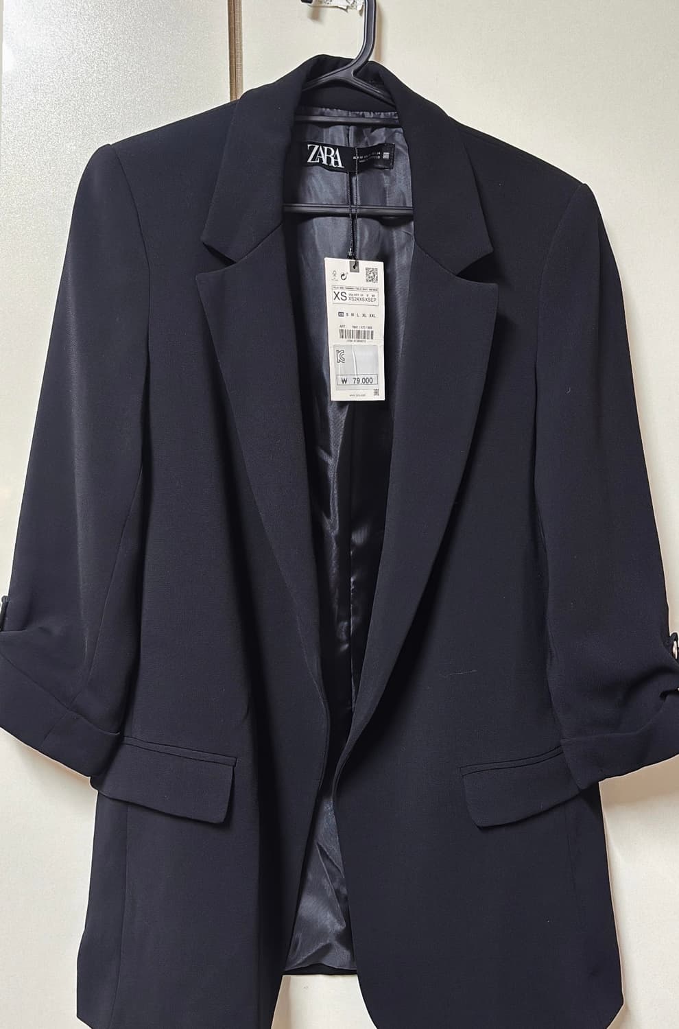 (새 상품) ZARA 자라 블랙 자켓 XS 상품이미지1