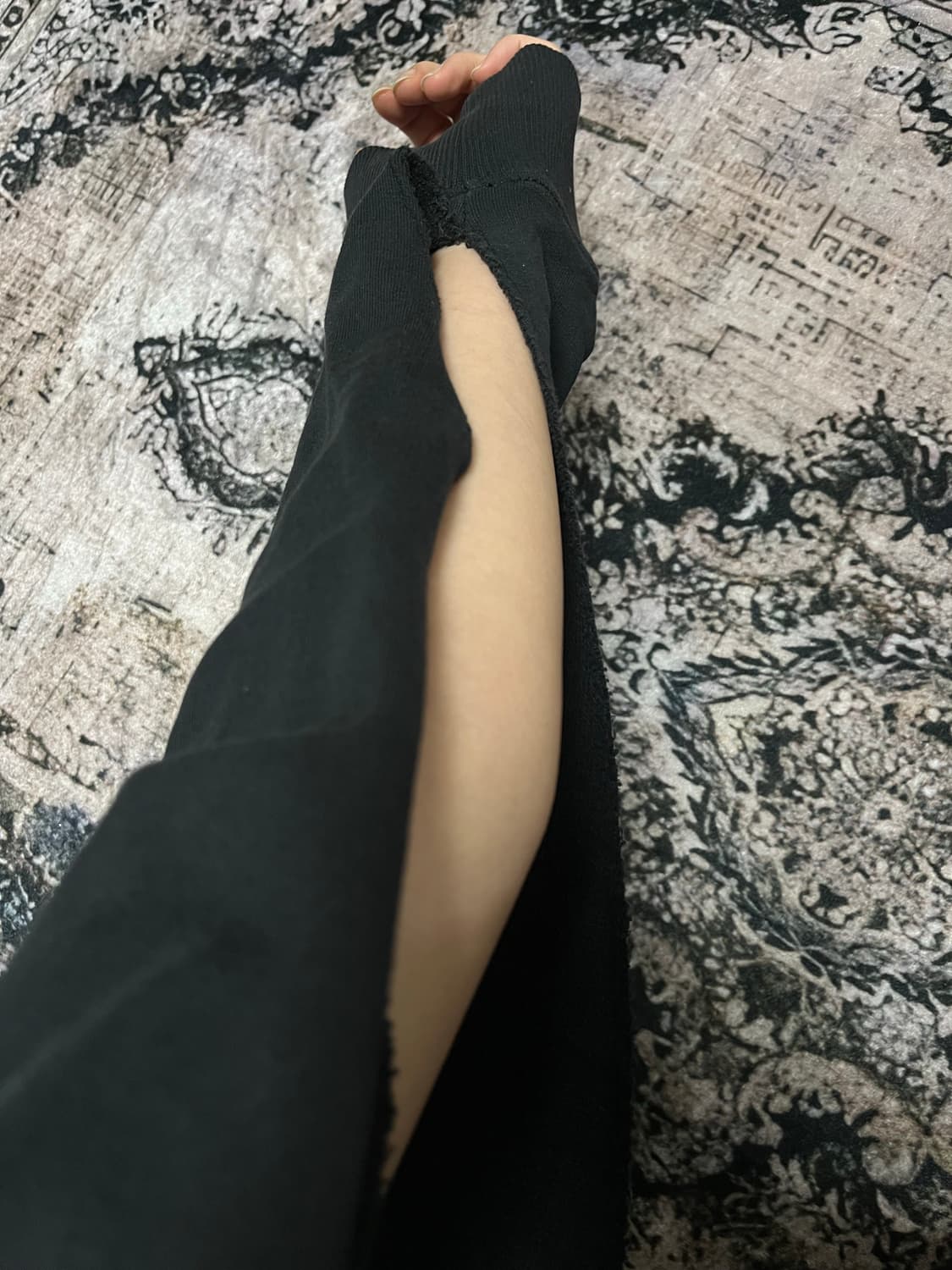 메종마르지엘라 컷아웃 맨투맨 원피스 S 상품이미지3