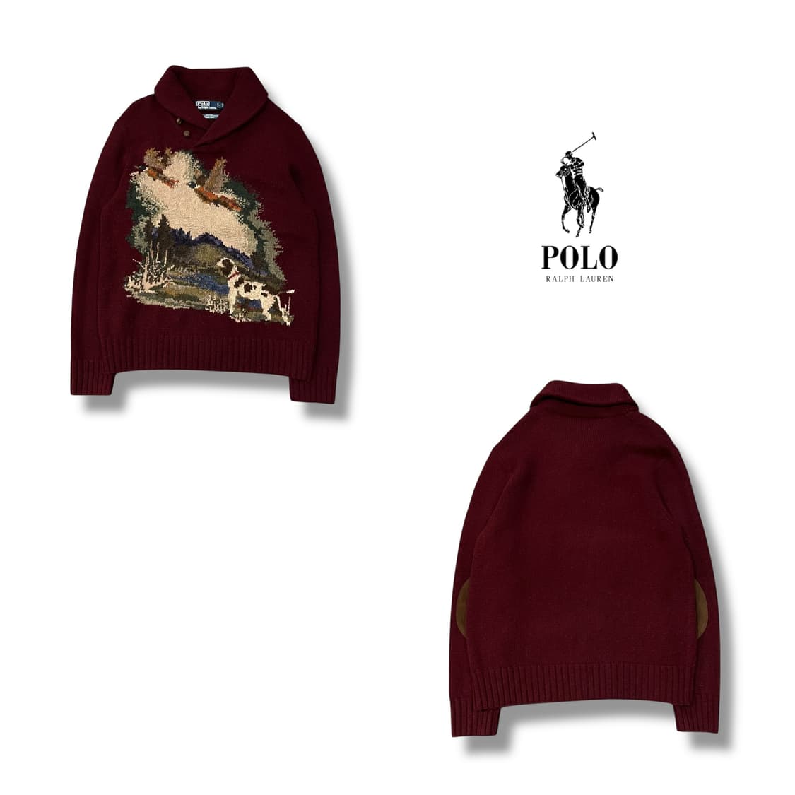  폴로랄프로렌 그래픽 숄카라 니트 y14265 상품이미지1