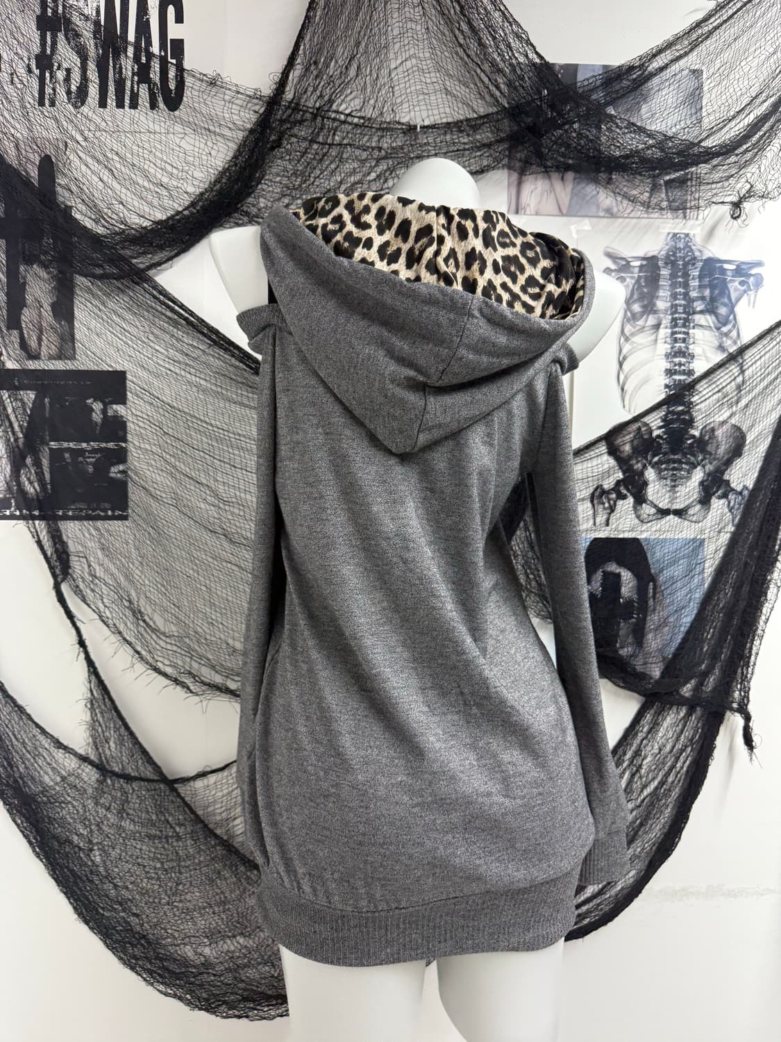 Gyaru mood slimfit hoodie longsleeve 상품이미지3
