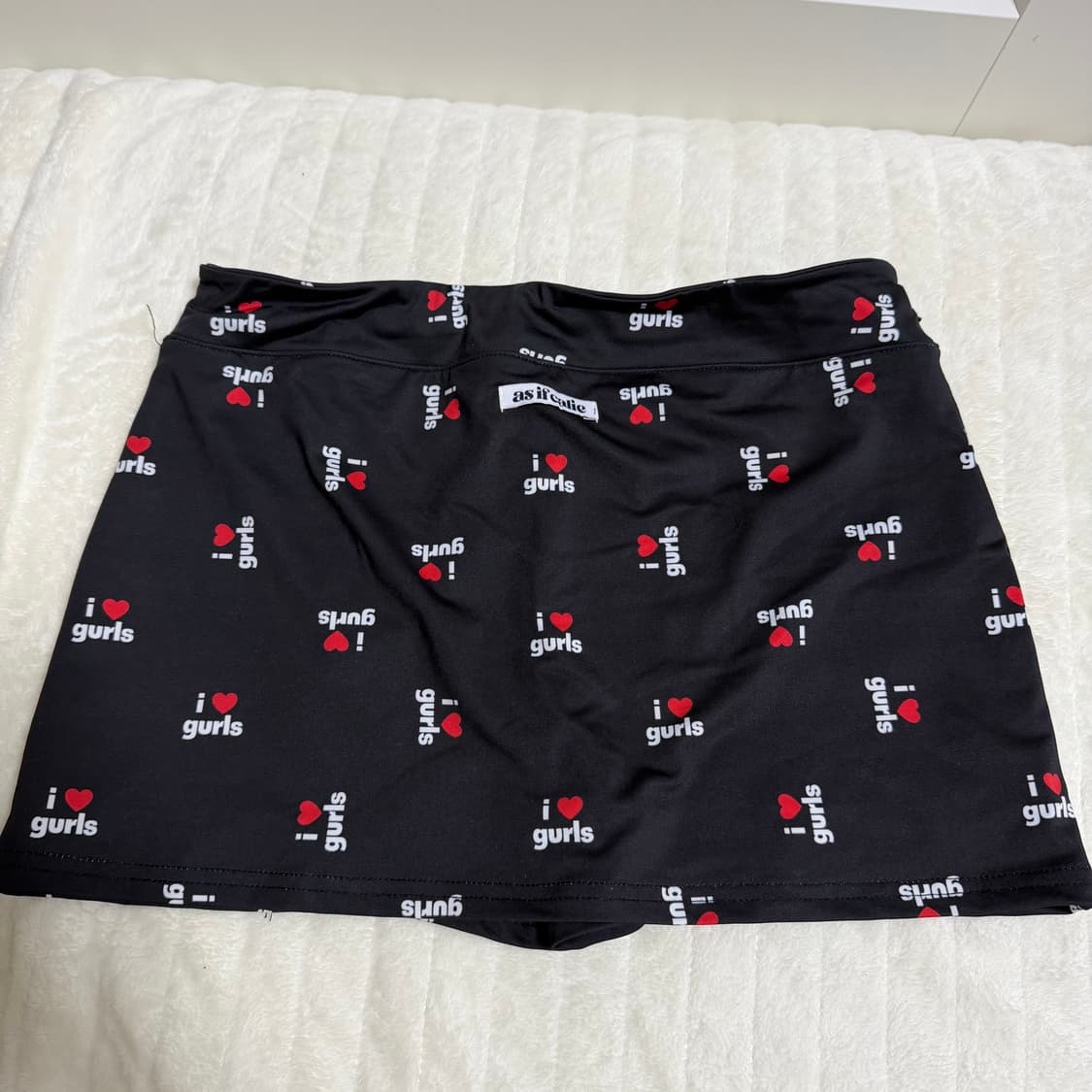 애즈이프캘리 LOVE GURLS GRAPHIC SHORT-PANTS 상품이미지2