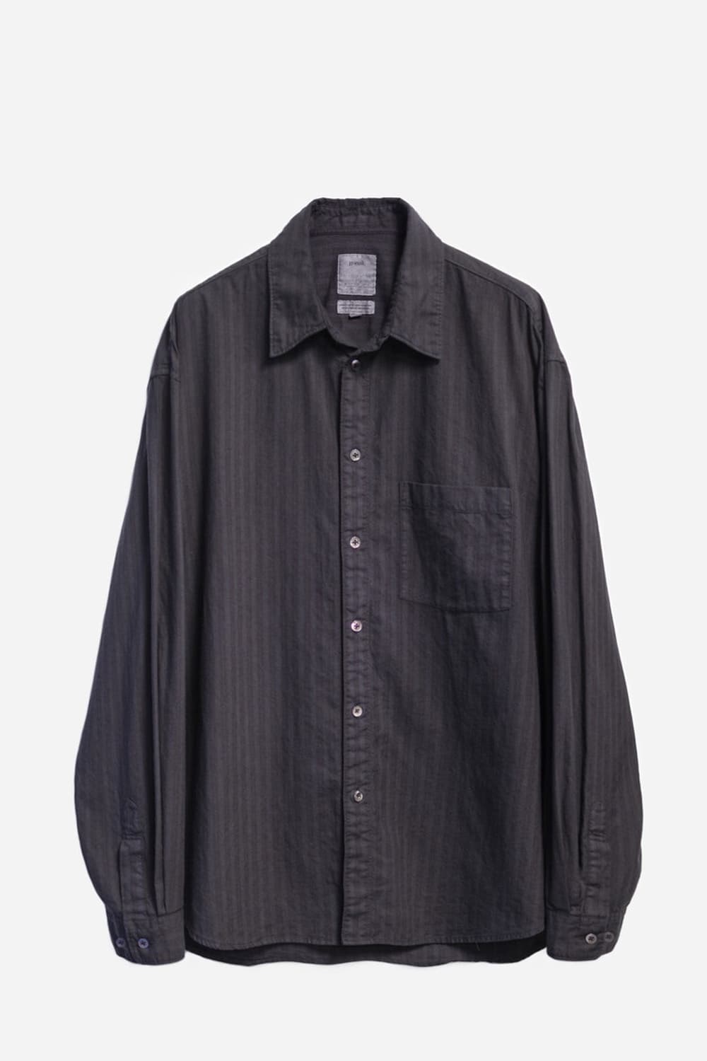 [2] 고낙 글리치 스트라이프 셔츠 상품이미지1