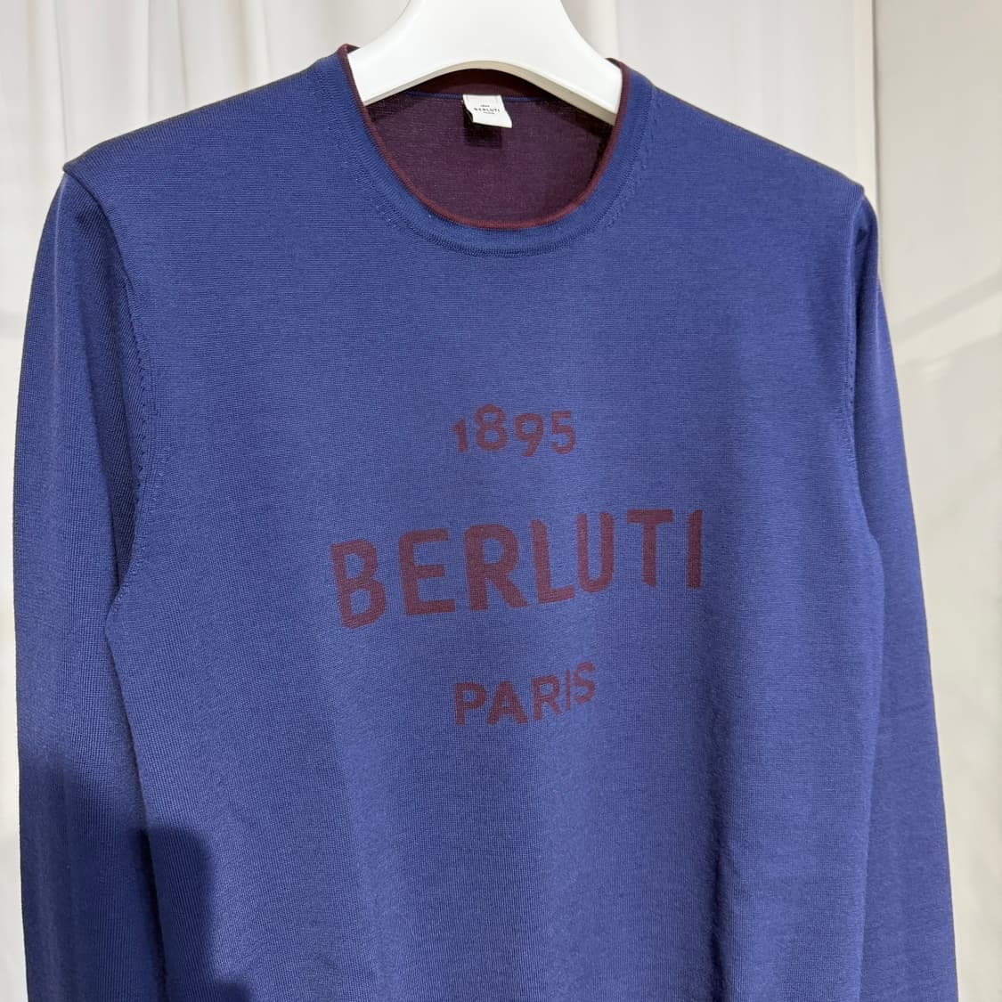 (M) 벨루티 1895 로고 니트 스웨터 상품이미지3