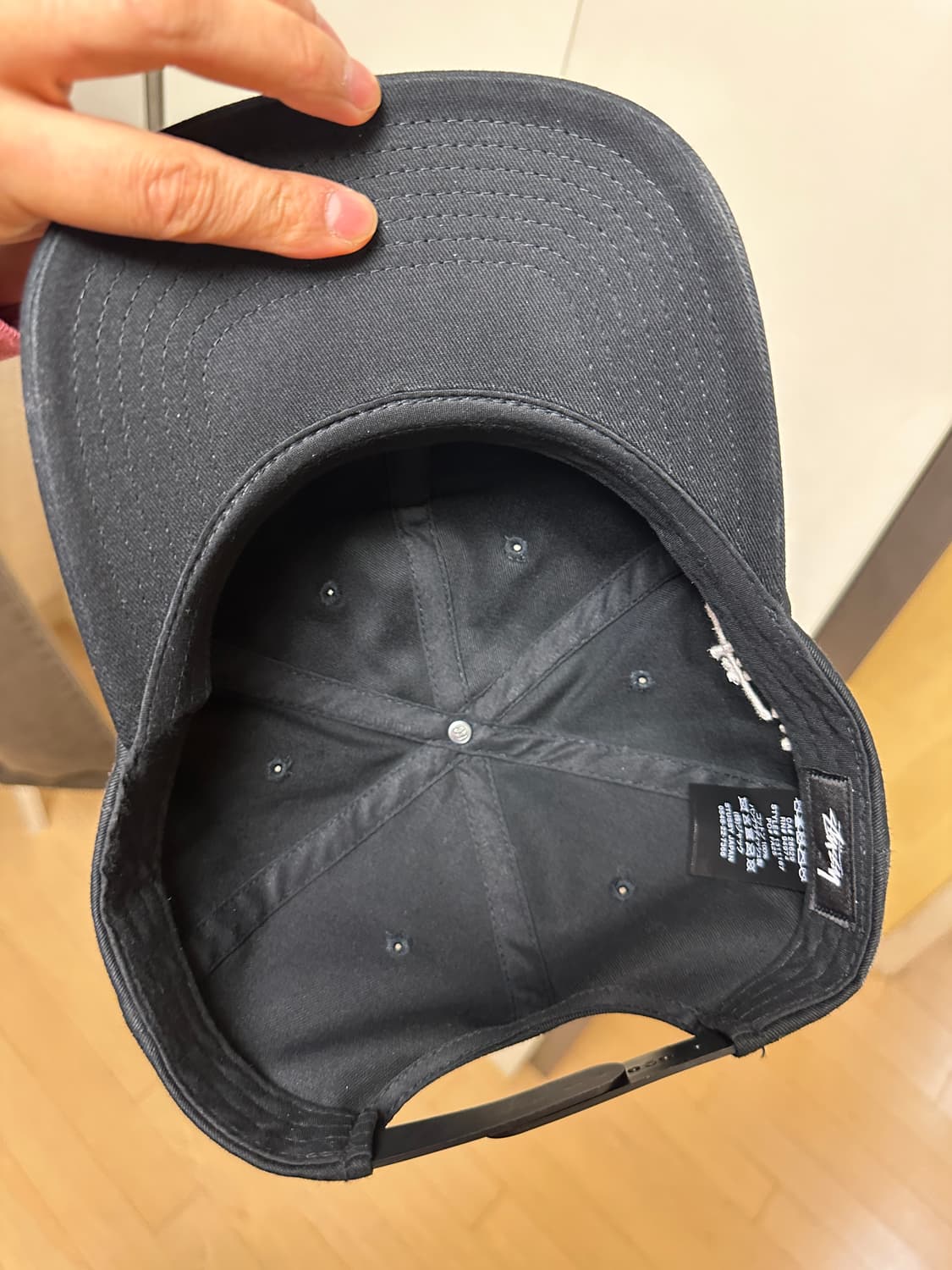 스투시 셔닐 로우 블랙 캡 상품이미지5