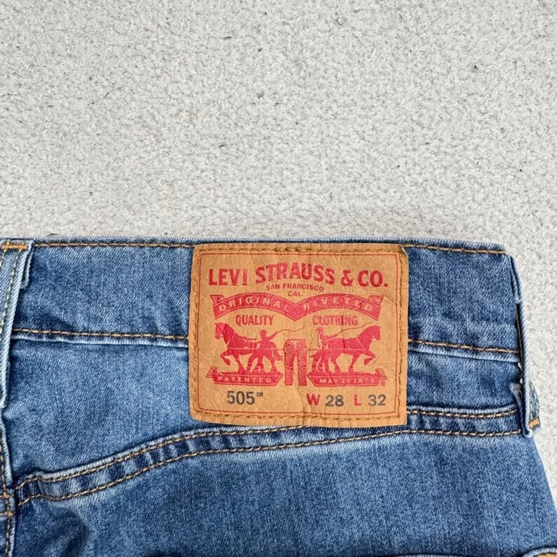 LEVI STRAUSS & CO 505 데님팬츠 W28 L32 상품이미지4