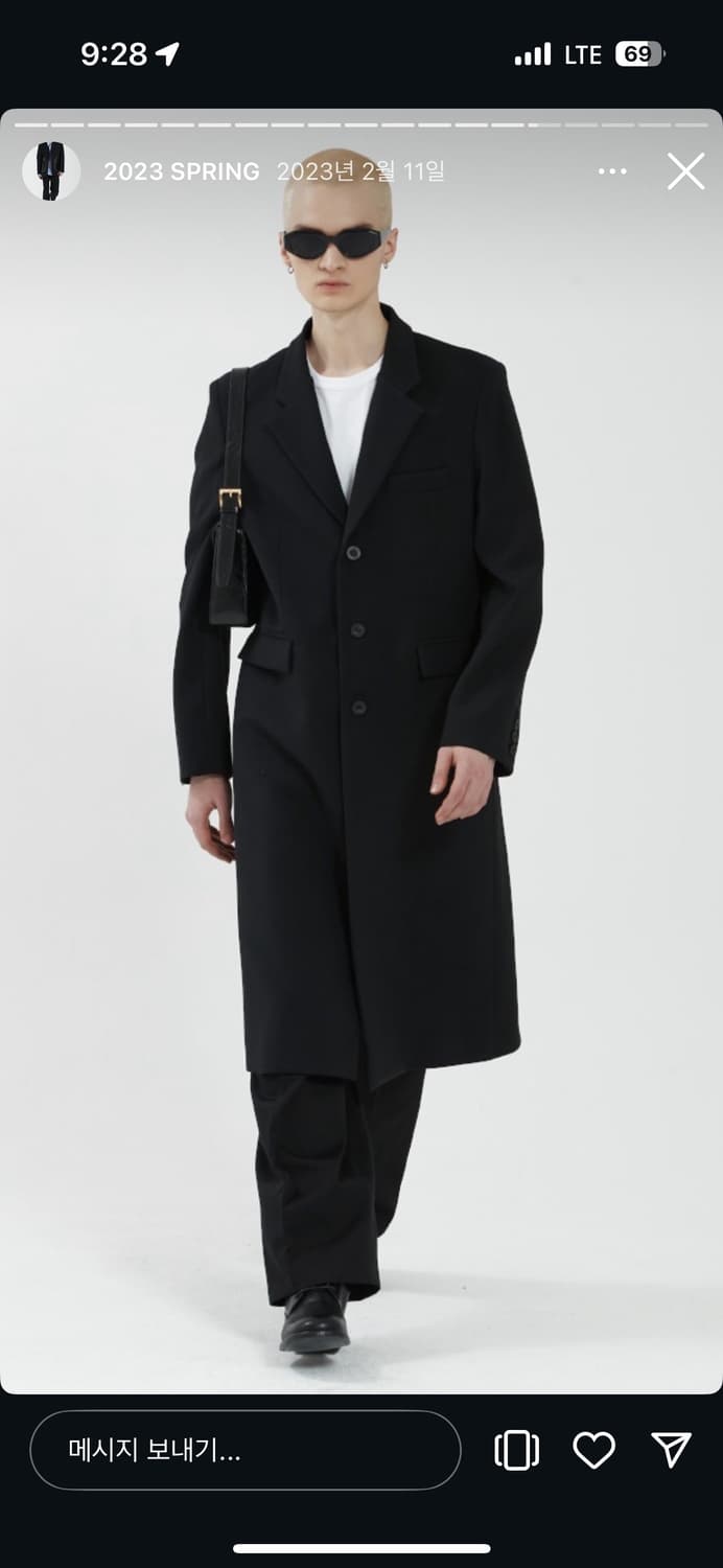 SENCI 블랙 롱코트 2size 판매합니다 상품이미지1
