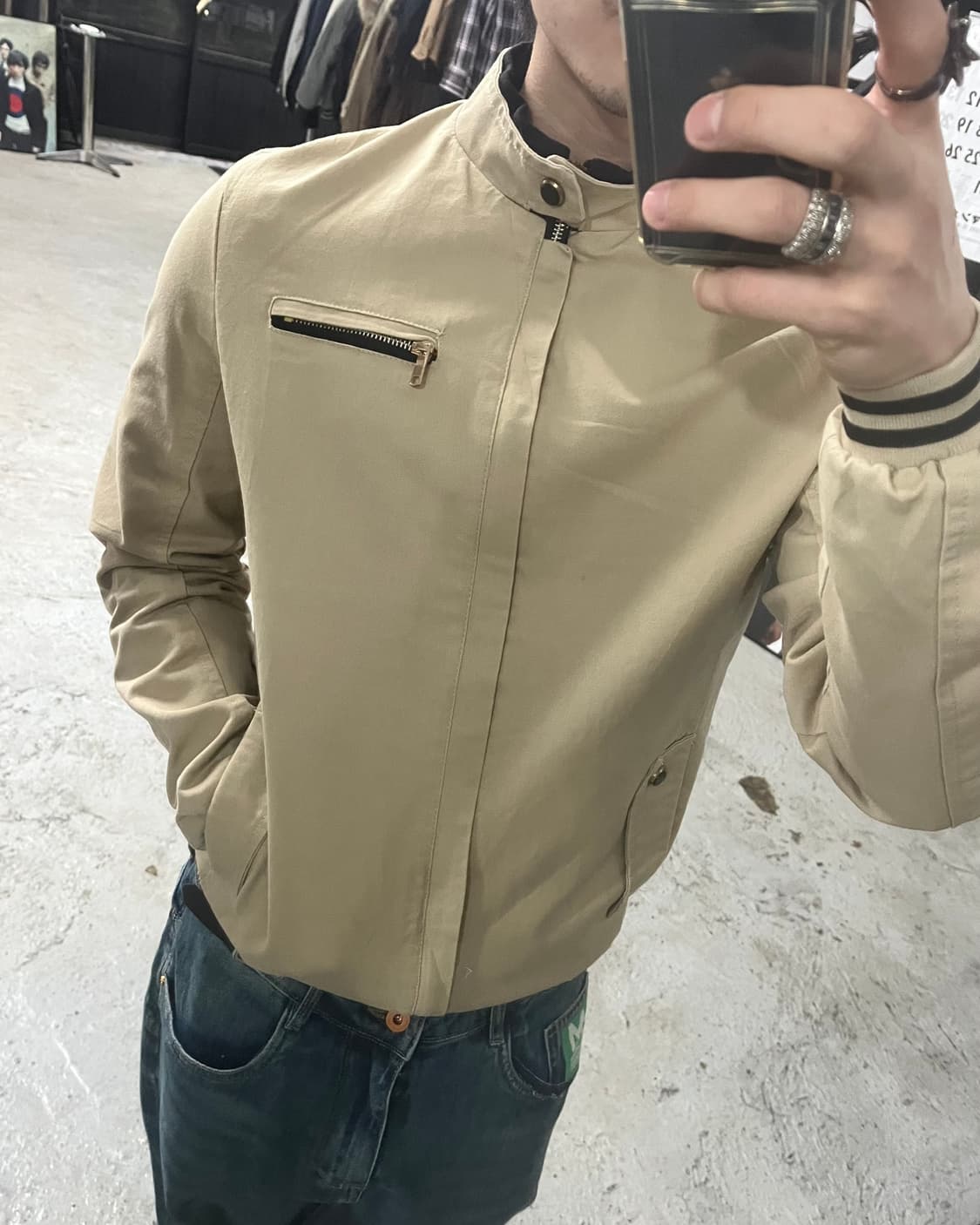 Nail39 biker jacket 상품이미지3