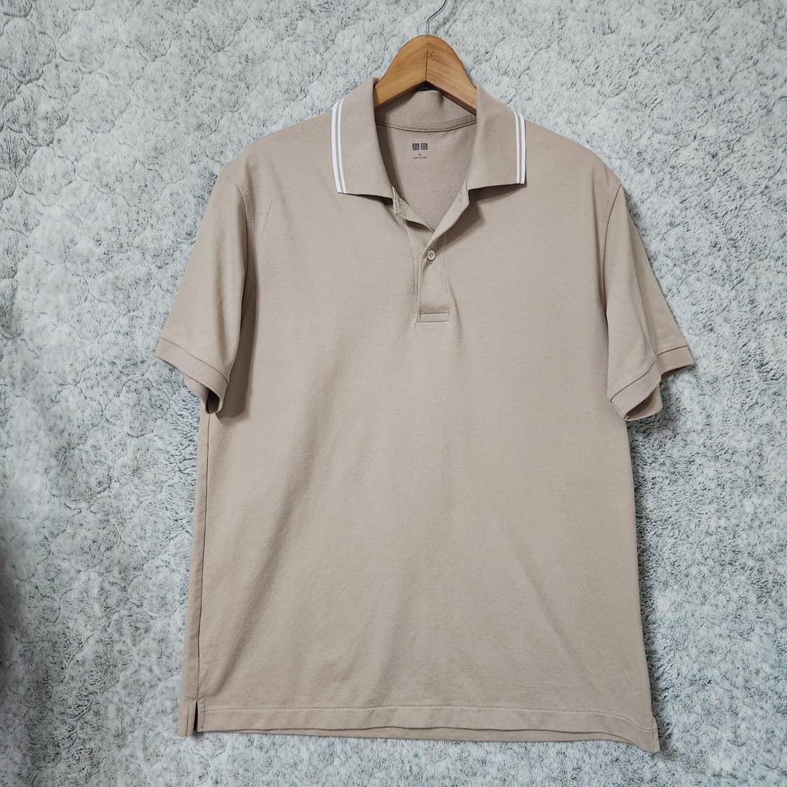 235B [XL] 유니클로 반팔 카라티 상품이미지1