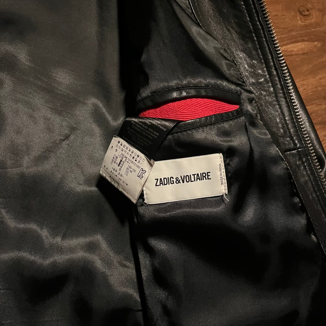 Zadig & Voltaire Lambskin Rider Jacket 상품이미지5