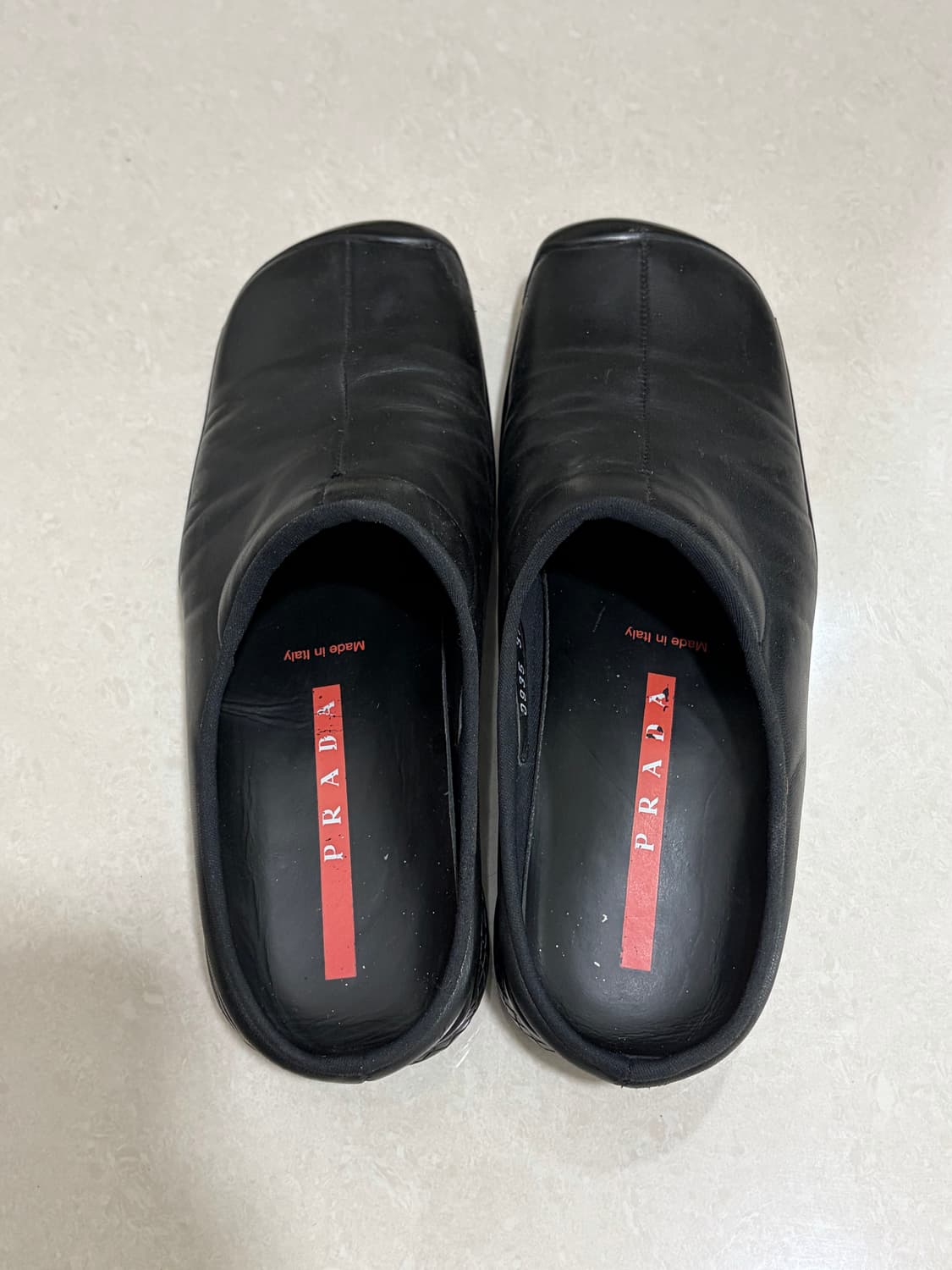 프라다 빈티지 레더 슬립온 로퍼 상품이미지5