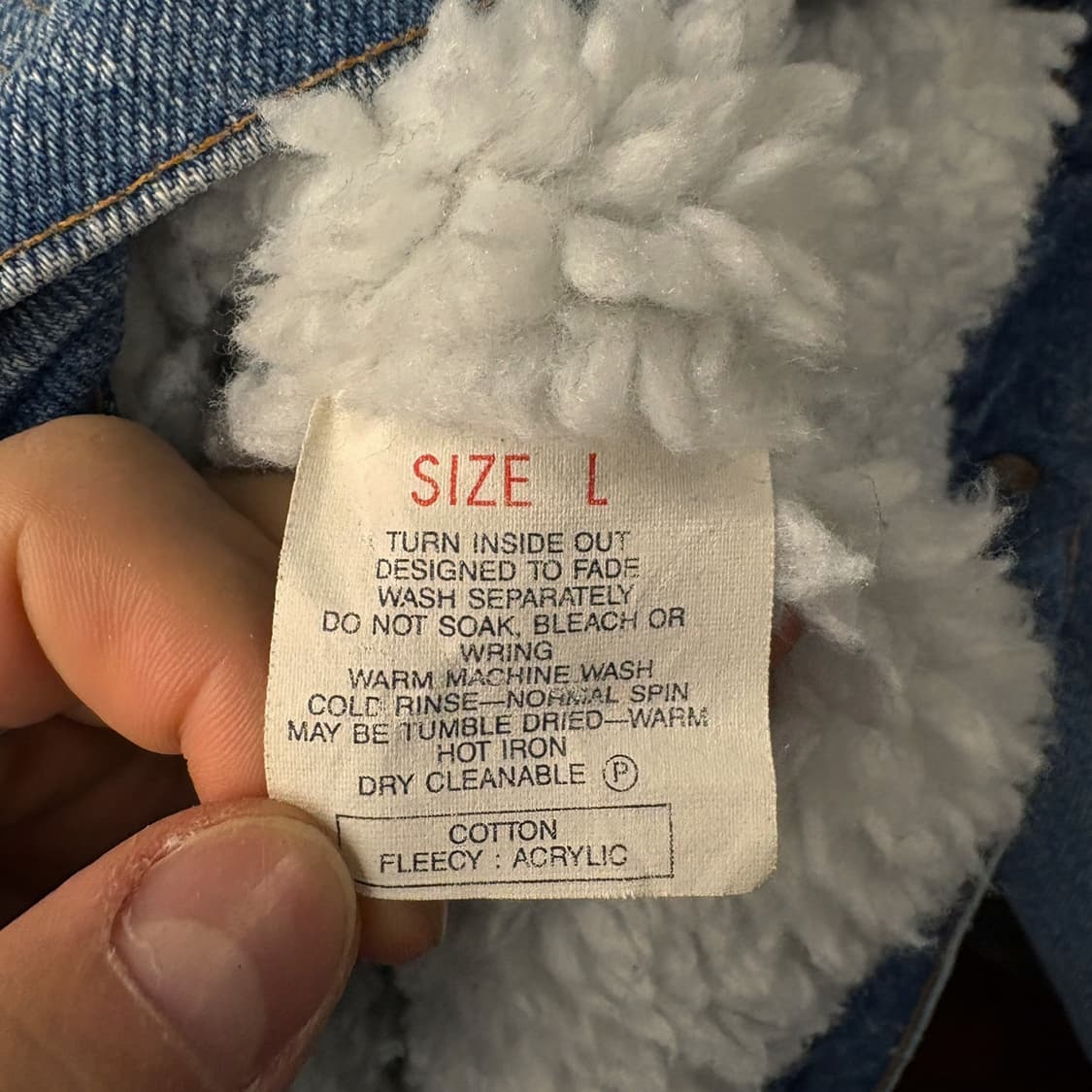 80s 리바이스 클래식 쉐르파 빈티지핏 데님 트러커 자켓 N288 상품이미지8