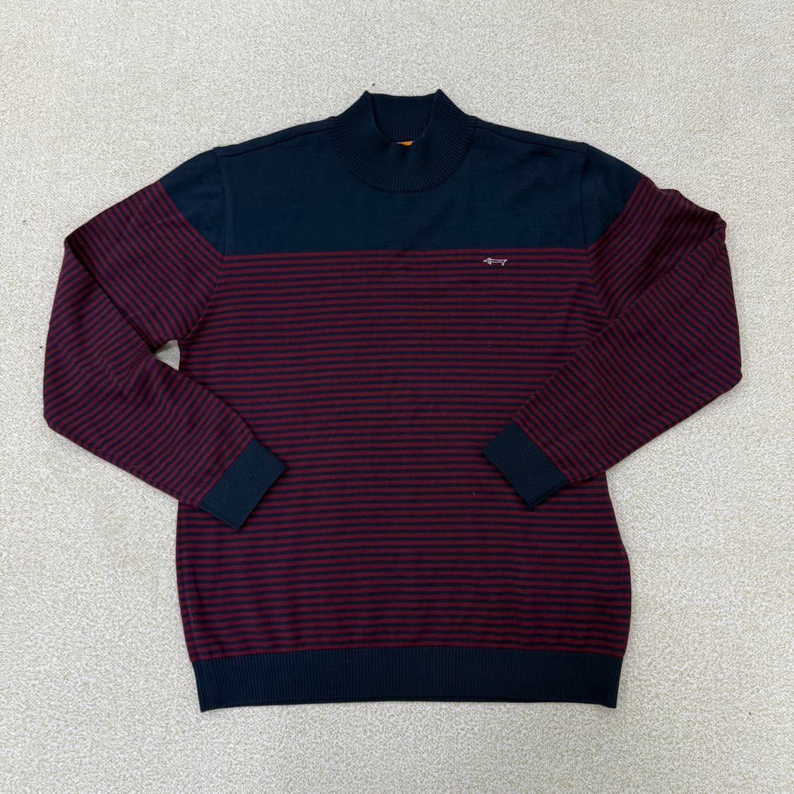 115 루이까스텔 목폴라 니트 스웨터 0126T1 상품이미지1